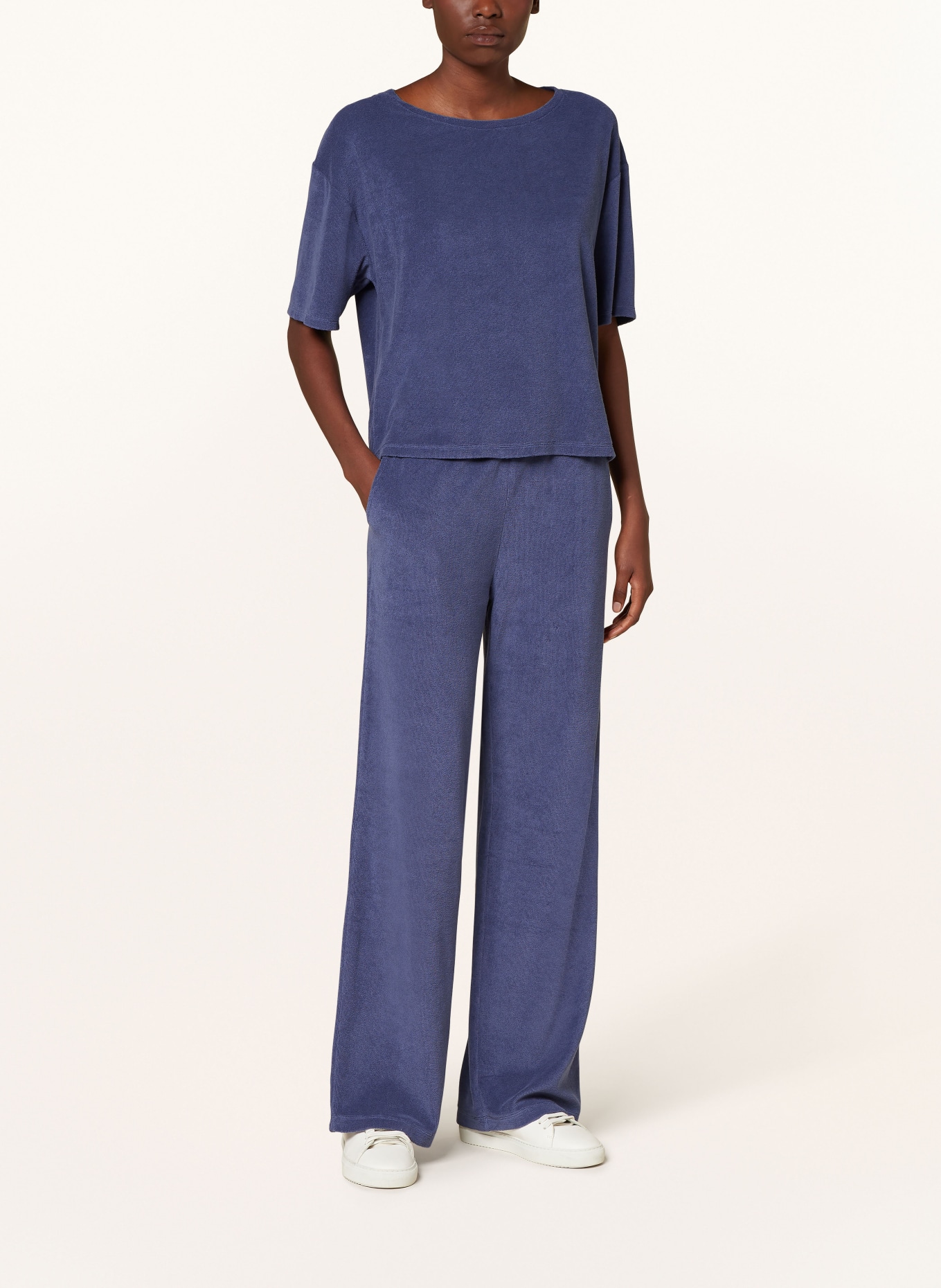Juvia Spodnie z frotte BABETTE, Kolor: GRANATOWY (Obrazek 2)