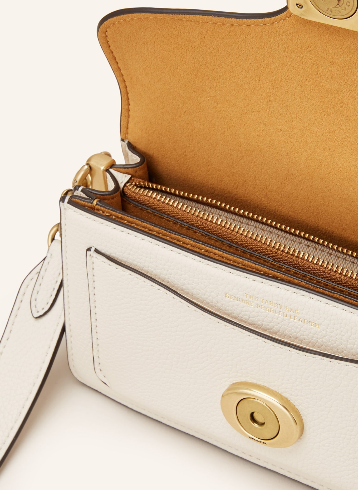 COACH Crossbody bag TABBY, Color: CREAM (Image 3)