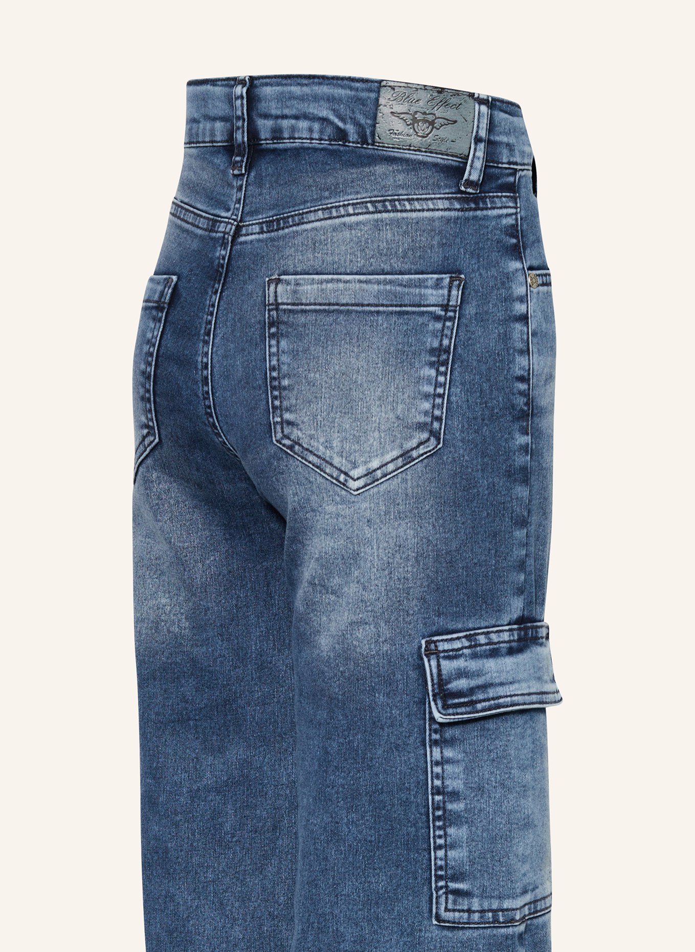 BLUE EFFECT Cargojeans Wide Fit: 9698 Medium blue