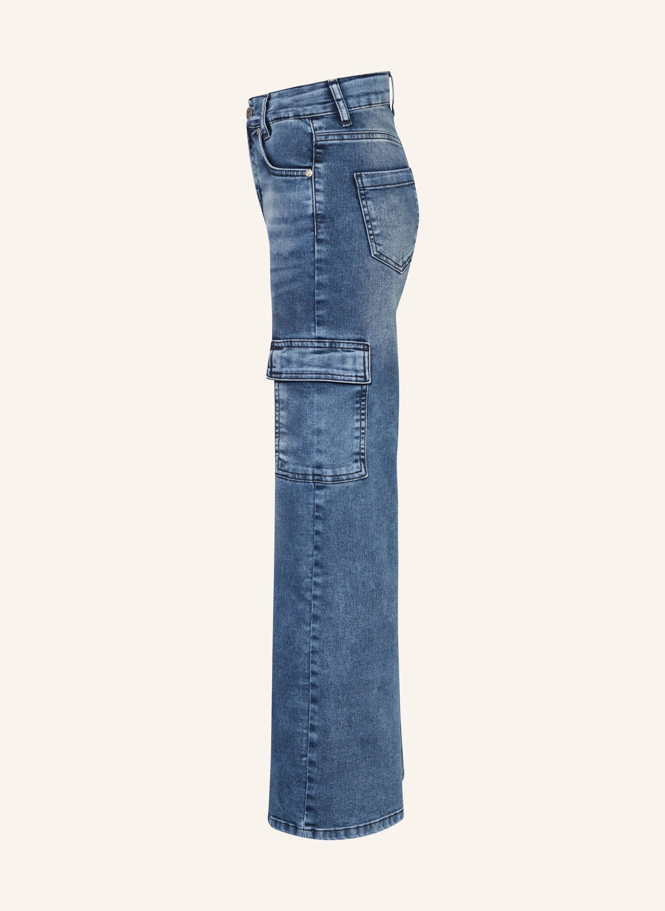 BLUE EFFECT Cargojeans Wide Fit: 9698 Medium blue