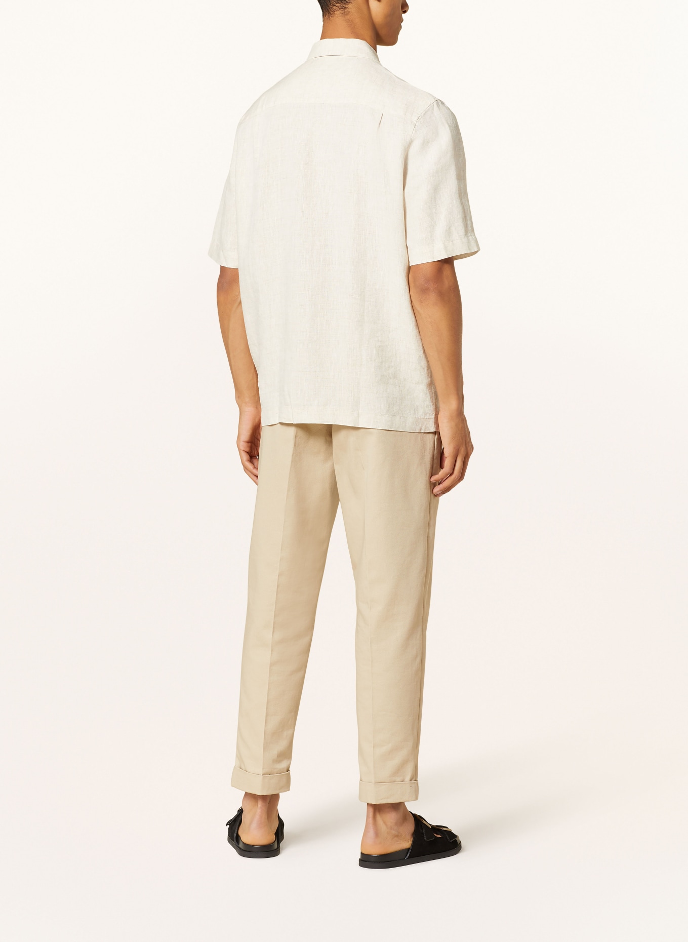 COS Linen shirt regular fit, Color: ECRU (Image 3)