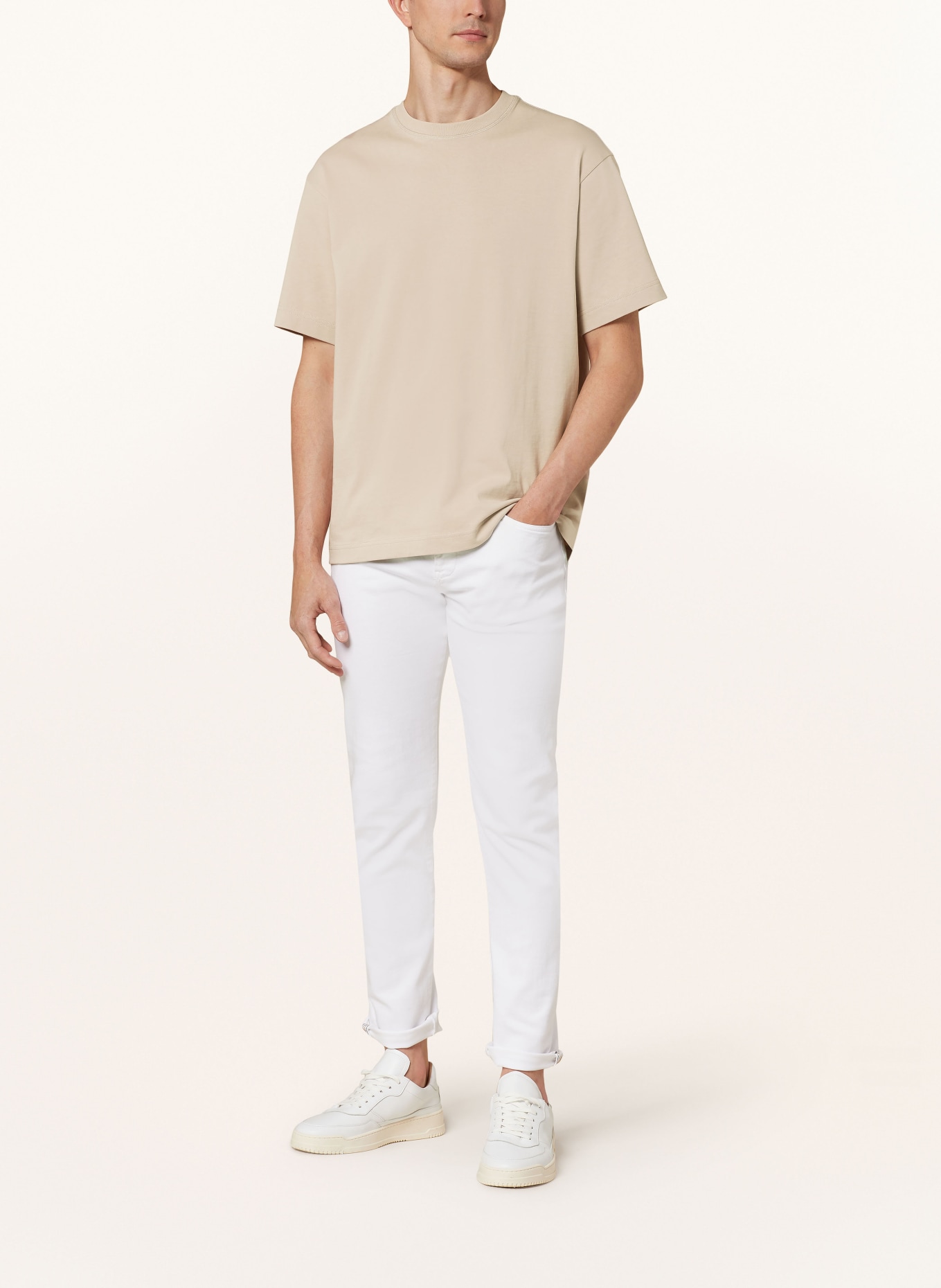 REISS Oversized shirt TATE, Color: LIGHT BROWN (Image 2)