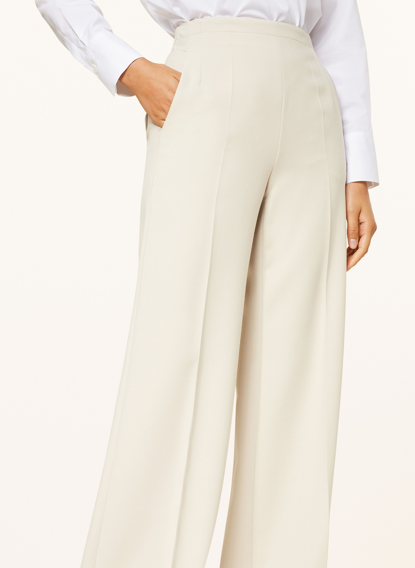 windsor. Wide leg trousers, Color: BEIGE (Image 5)