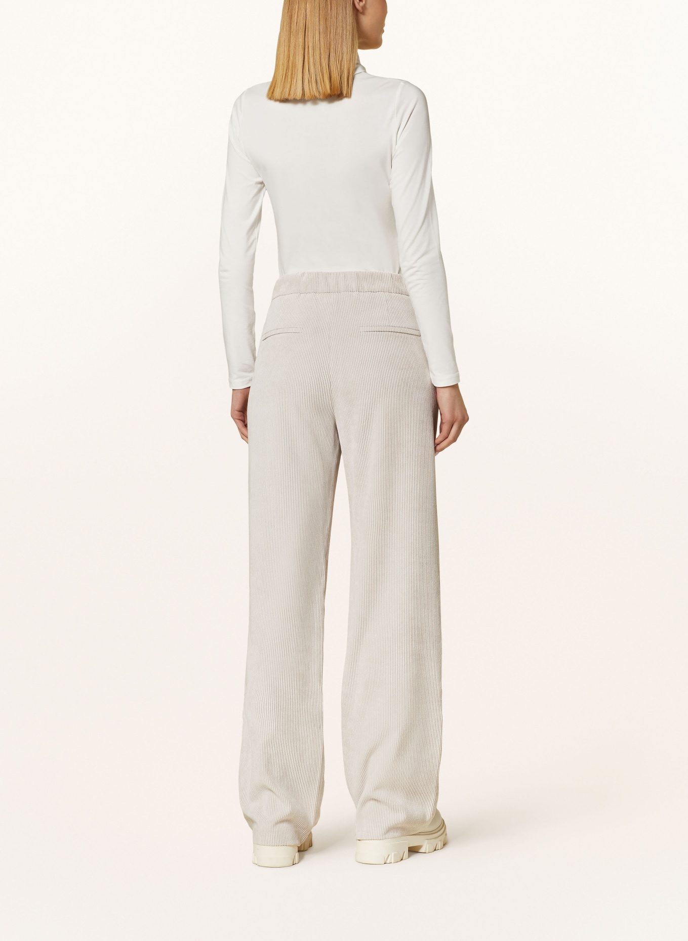 MAC Corduroy trousers CHIARA, Color: WHITE (Image 3)