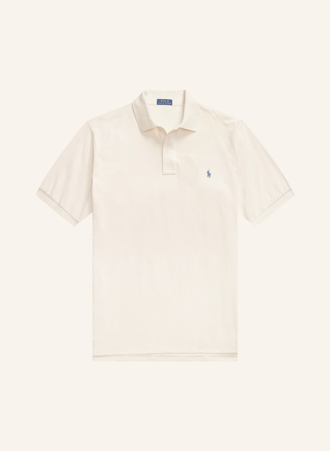 POLO RALPH LAUREN Big & Tall Piqué-Poloshirt, Farbe: CREME (Bild 1)
