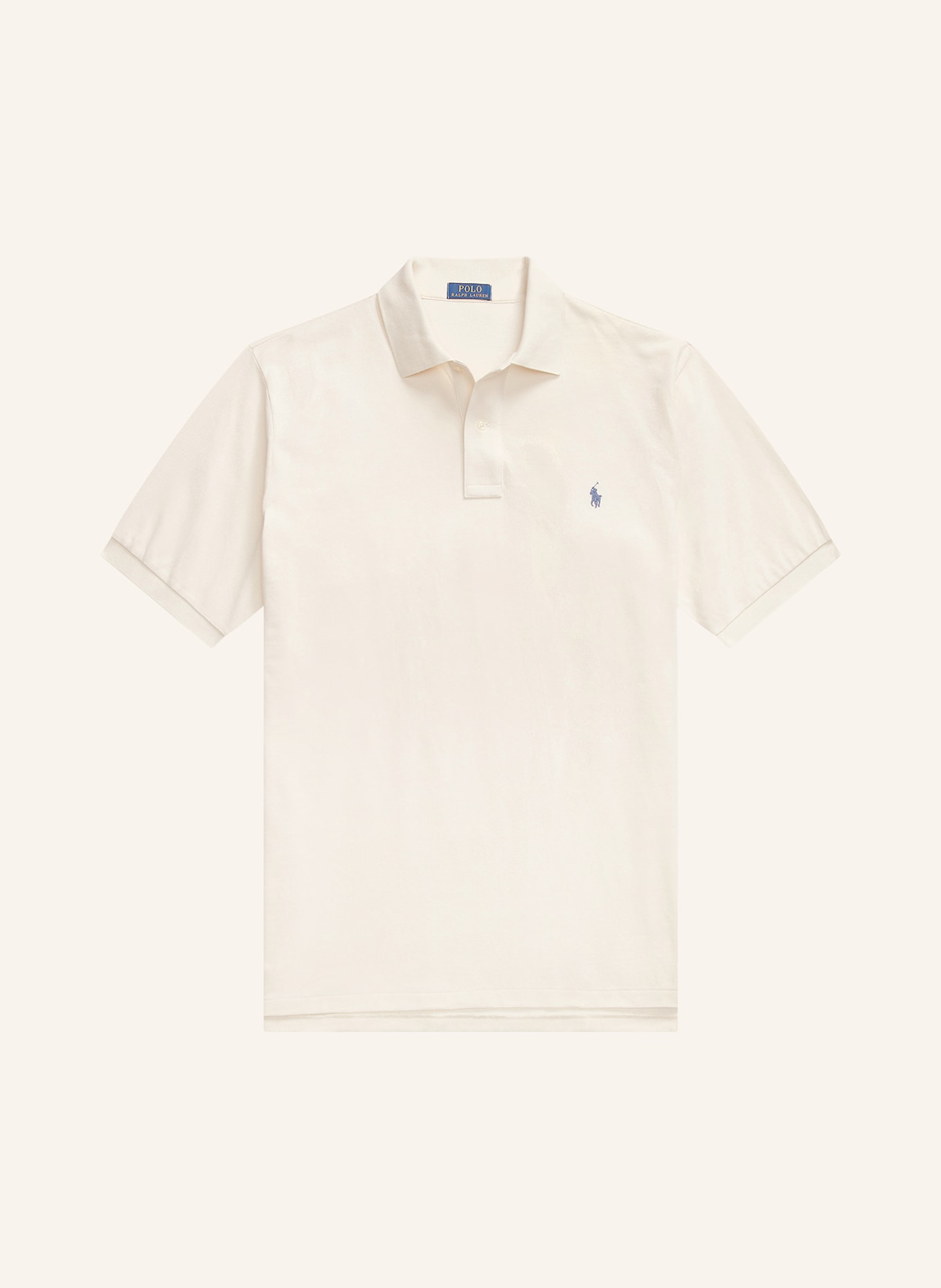 POLO RALPH LAUREN Big & Tall Piqué polo shirt, Color: CREAM (Image 1)