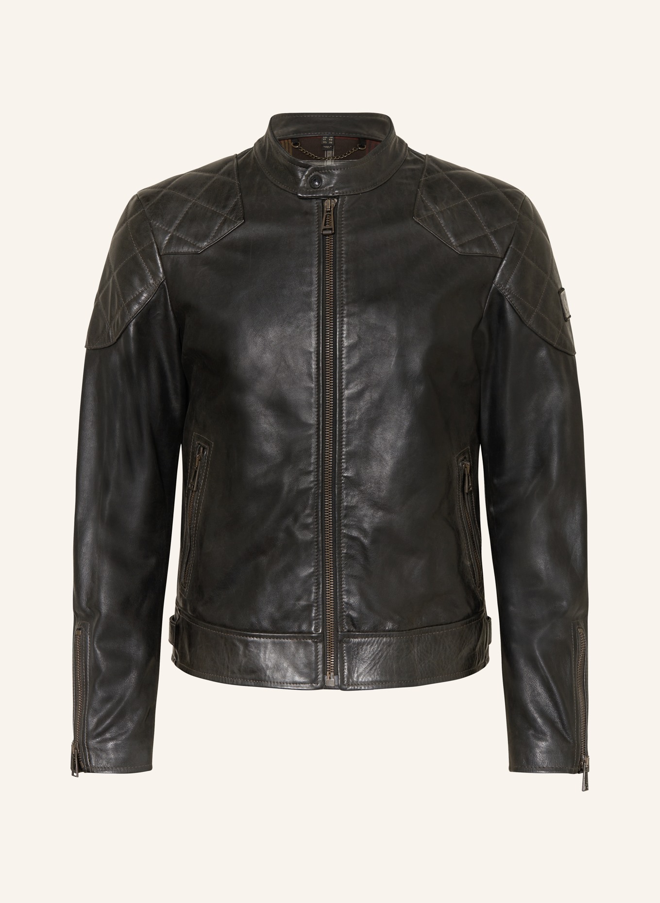 BELSTAFF Kožená bunda LEGACY, Barva: ČERNÁ (Obrázek 1)