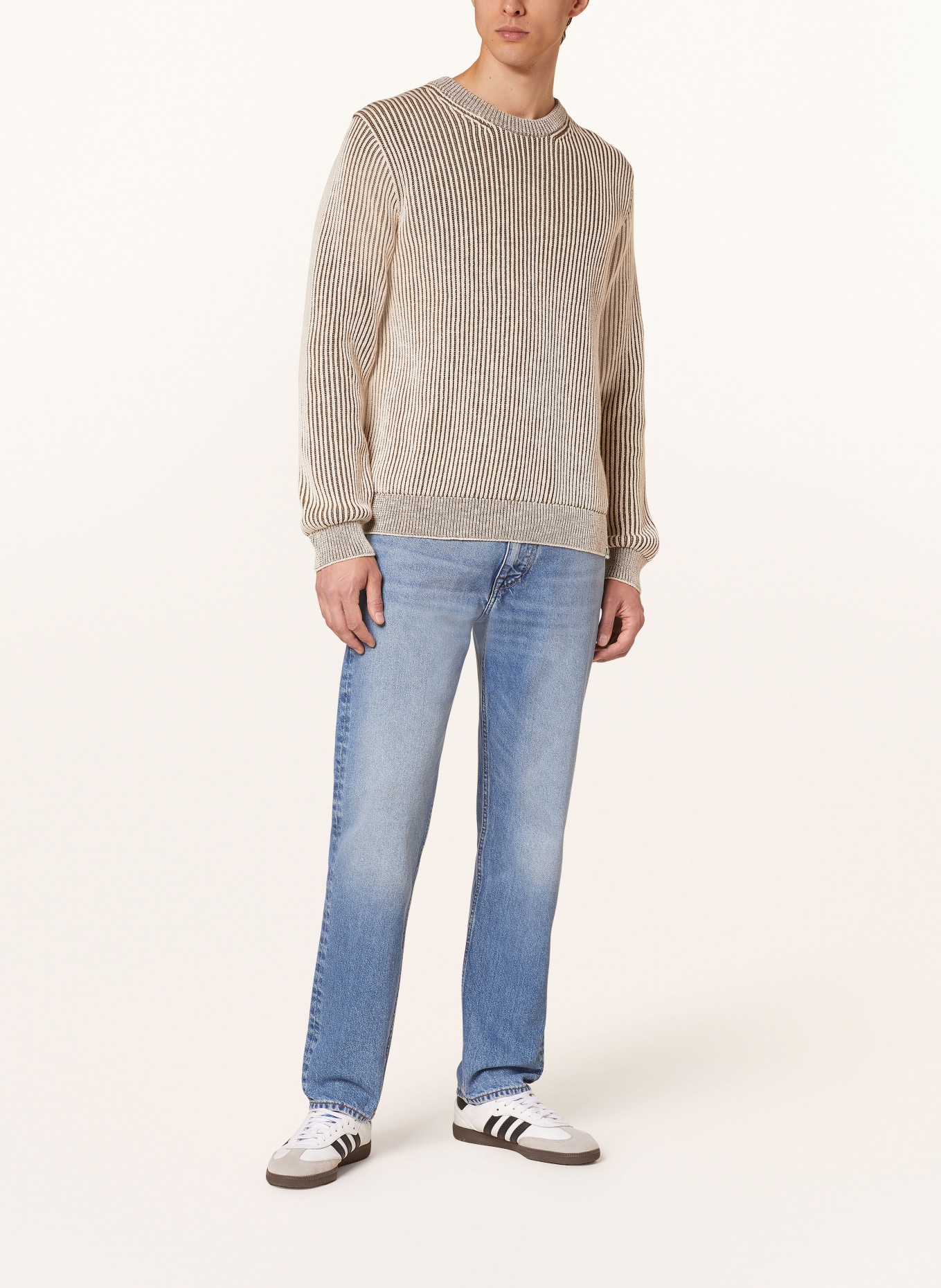 ARMEDANGELS Pullover ANDRAAS, Farbe: 2887 oatmilk-dried moss (Bild 2)
