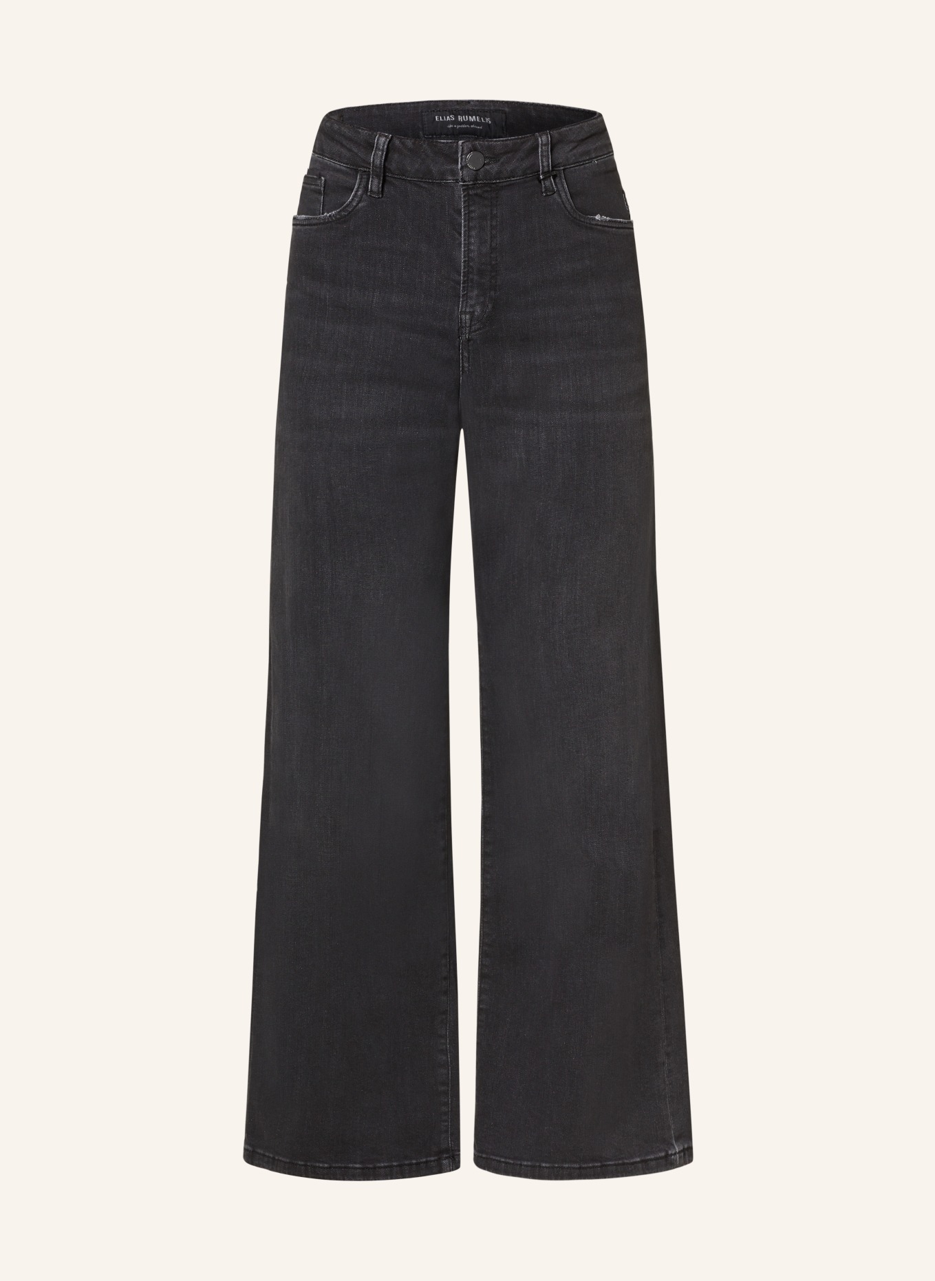 ELIAS RUMELIS Straight Jeans ERKALEA, Farbe: 742 black stonewash (Bild 1)