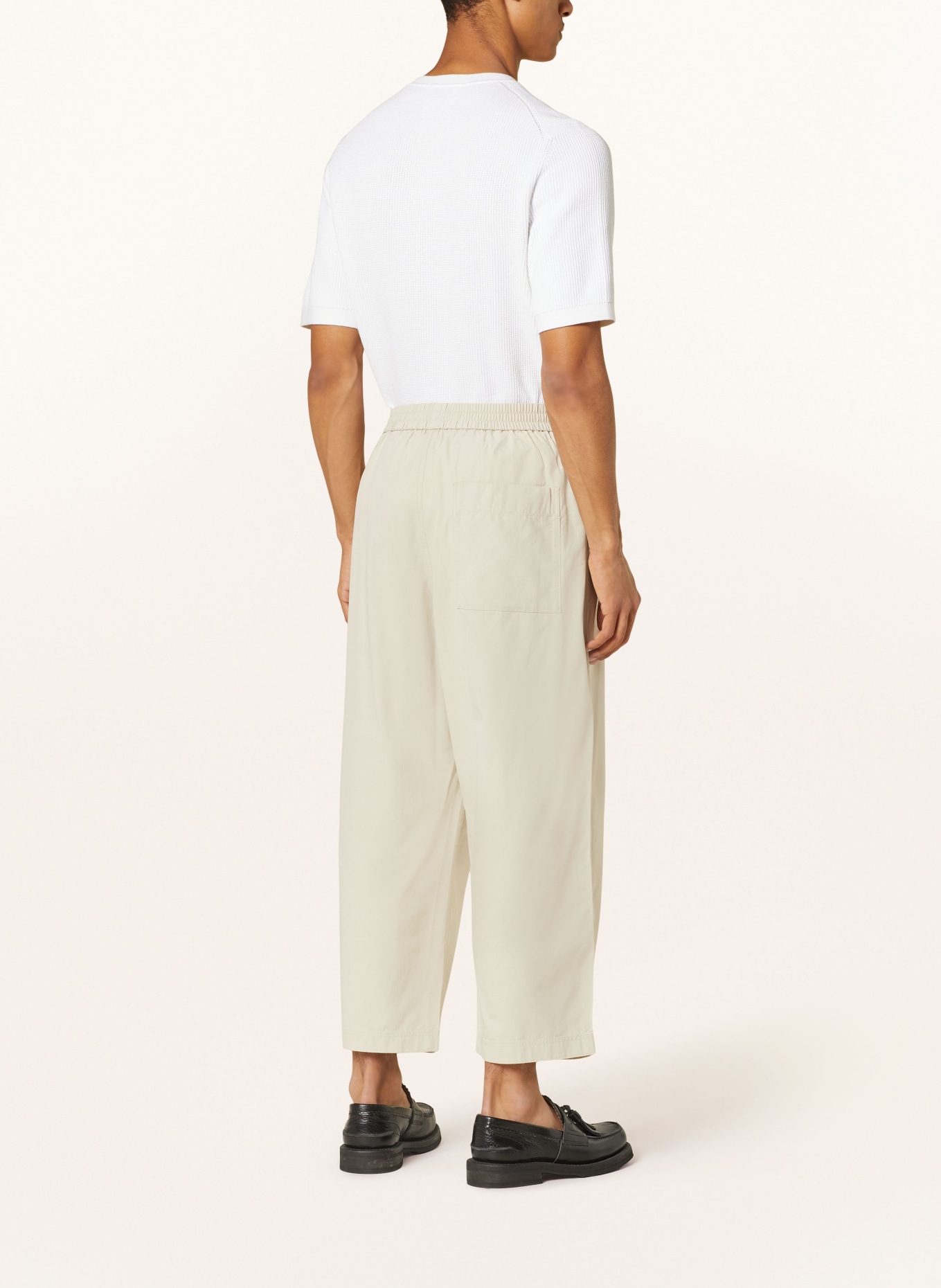 COS Chinos regular fit with cropped leg length, Color: BEIGE (Image 3)