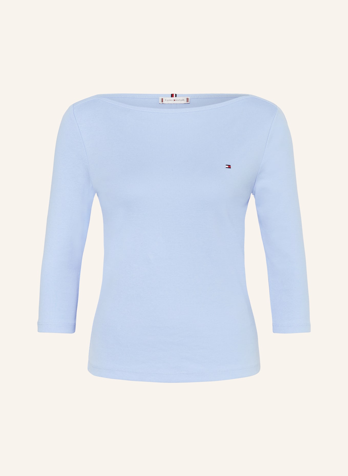 TOMMY HILFIGER Shirt mit 3/4-Arm, Farbe: HELLBLAU (Bild 1)