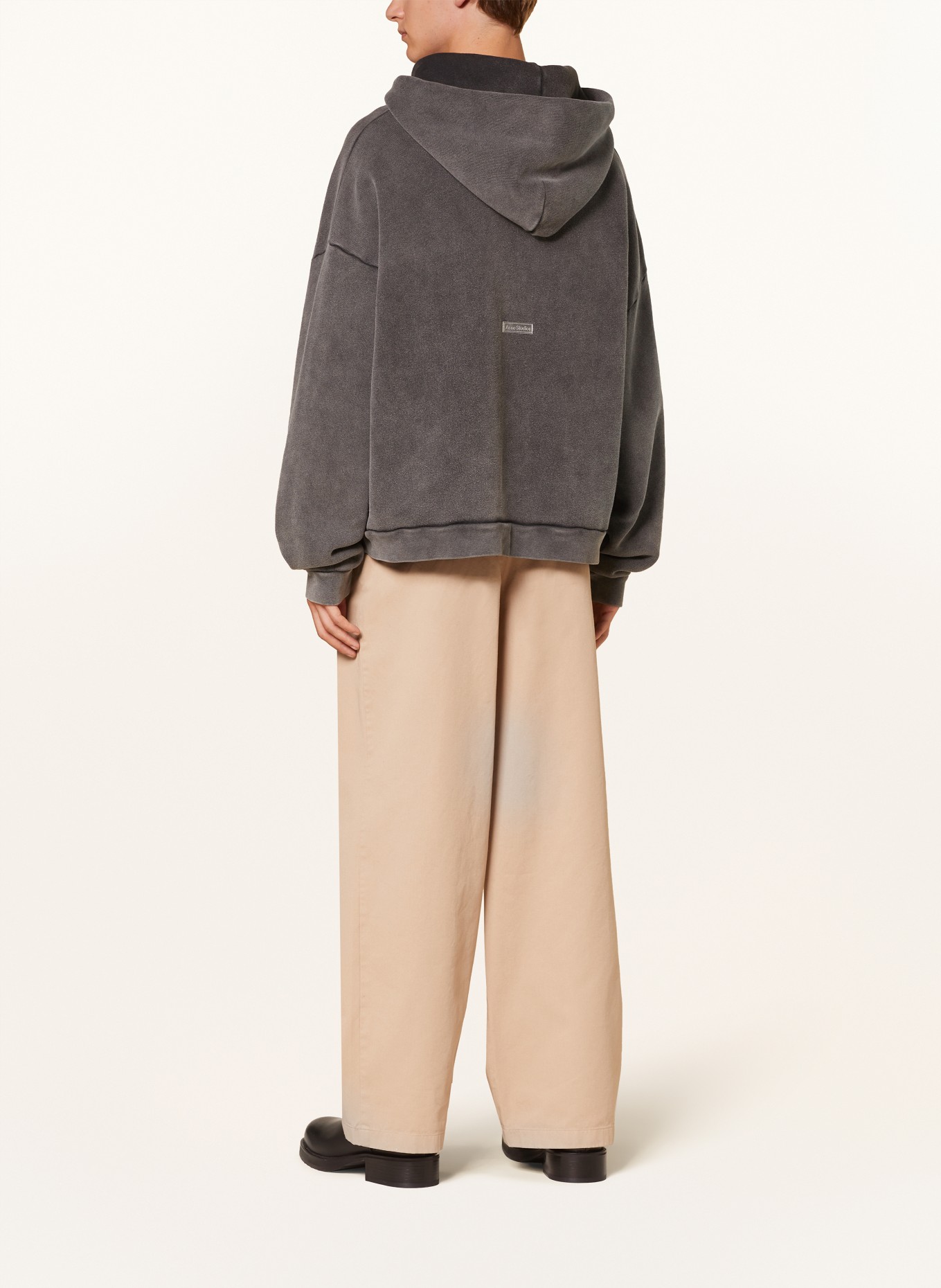 Acne Studios Oversized-Hoodie: GRAU