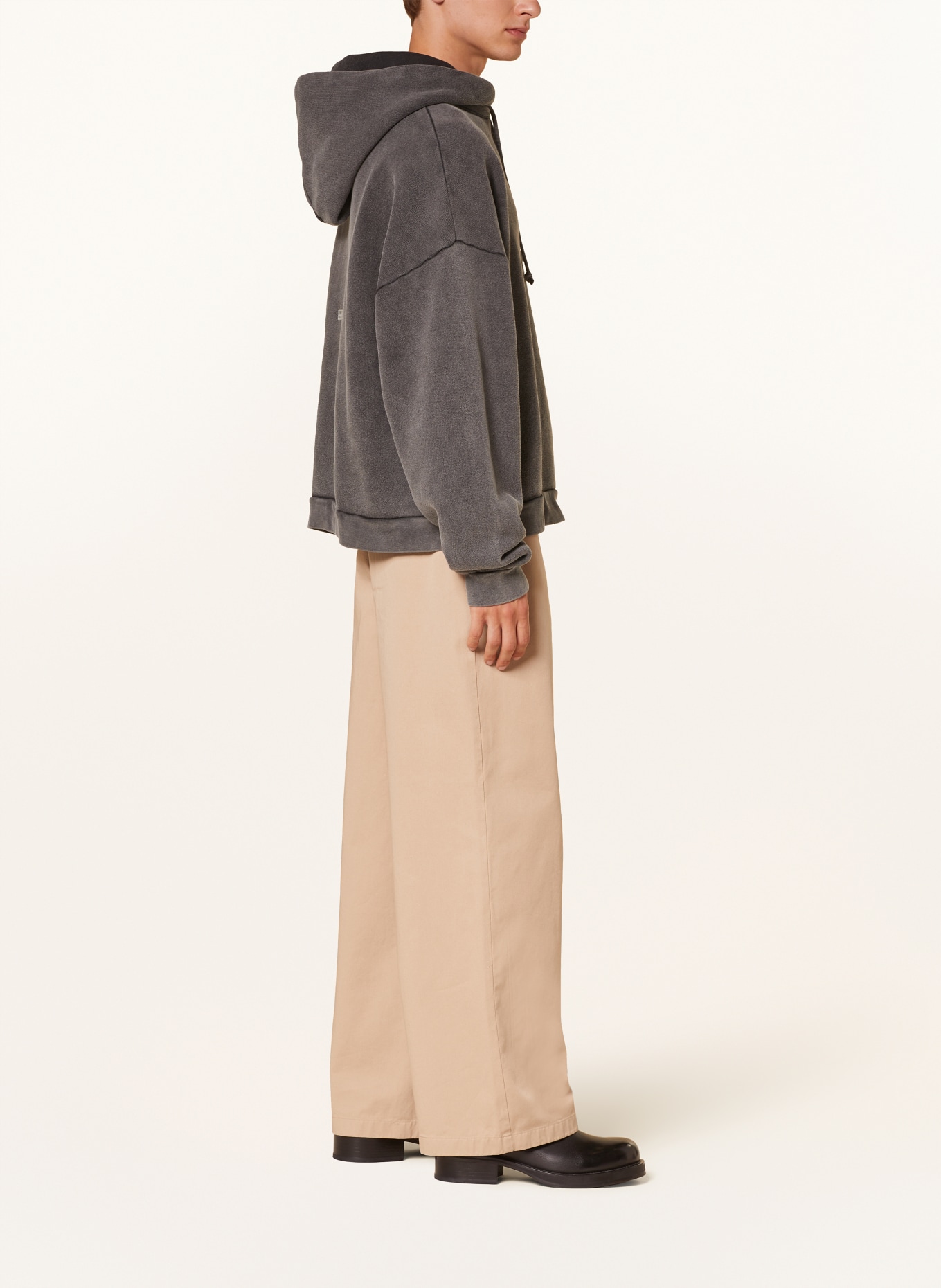 Acne Studios Oversized-Hoodie: GRAU