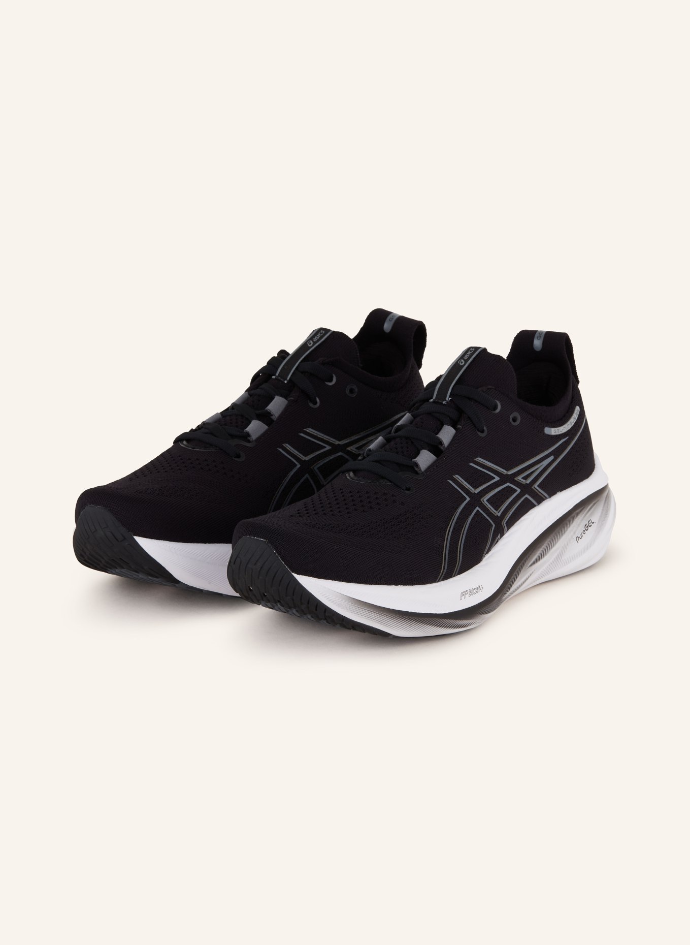 ASICS Running shoes GEL-NIMBUS™ 26, Color: BLACK/ GRAY (Image 1)