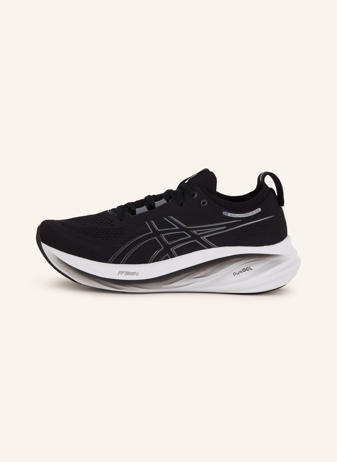 ASICS Running shoes GEL-NIMBUS™ 26, Color: BLACK/ GRAY (Image 4)