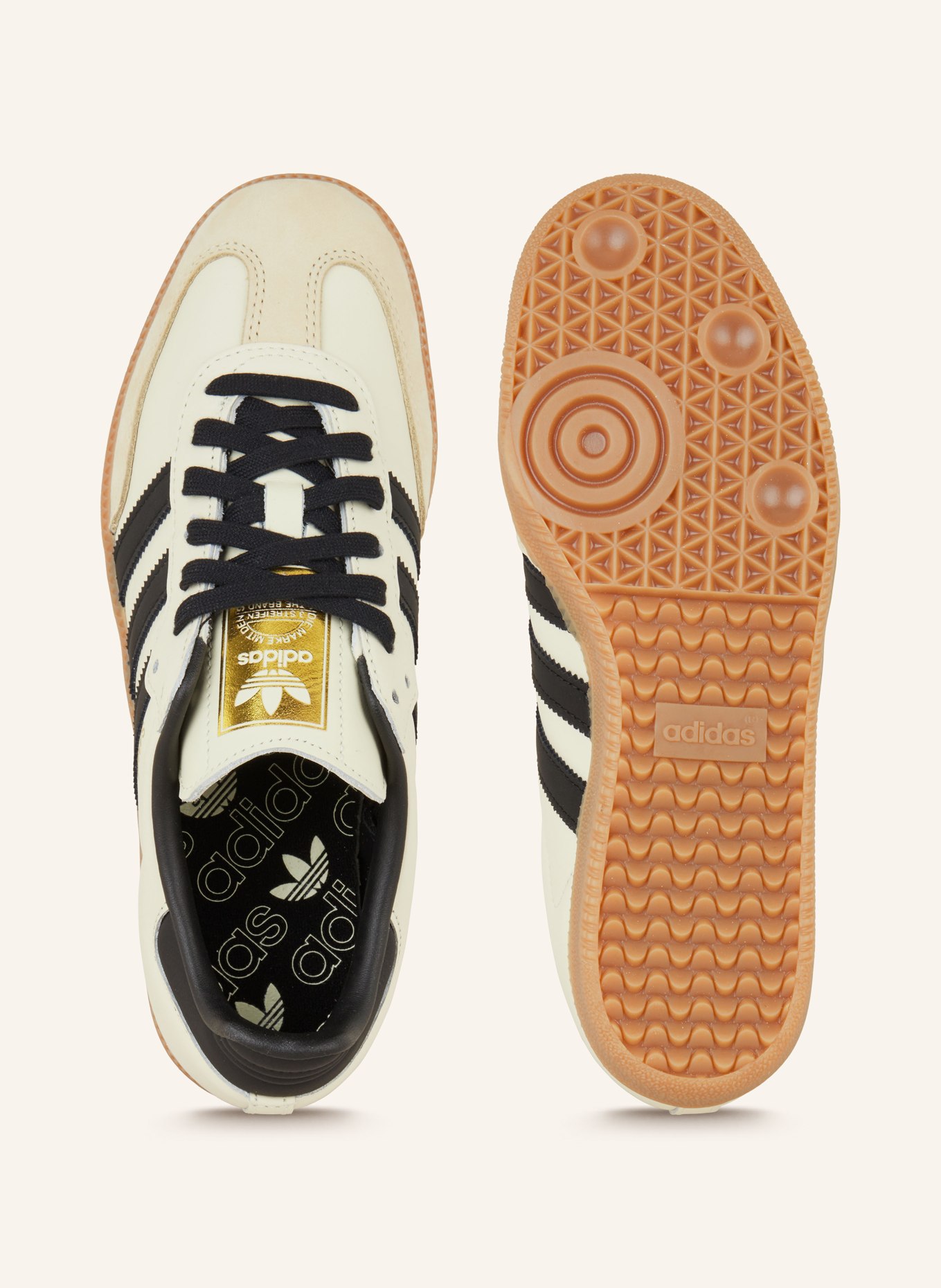 adidas Originals Sneakersy SAMBA OG W, Kolor: ECRU/ CZARNY (Obrazek 5)