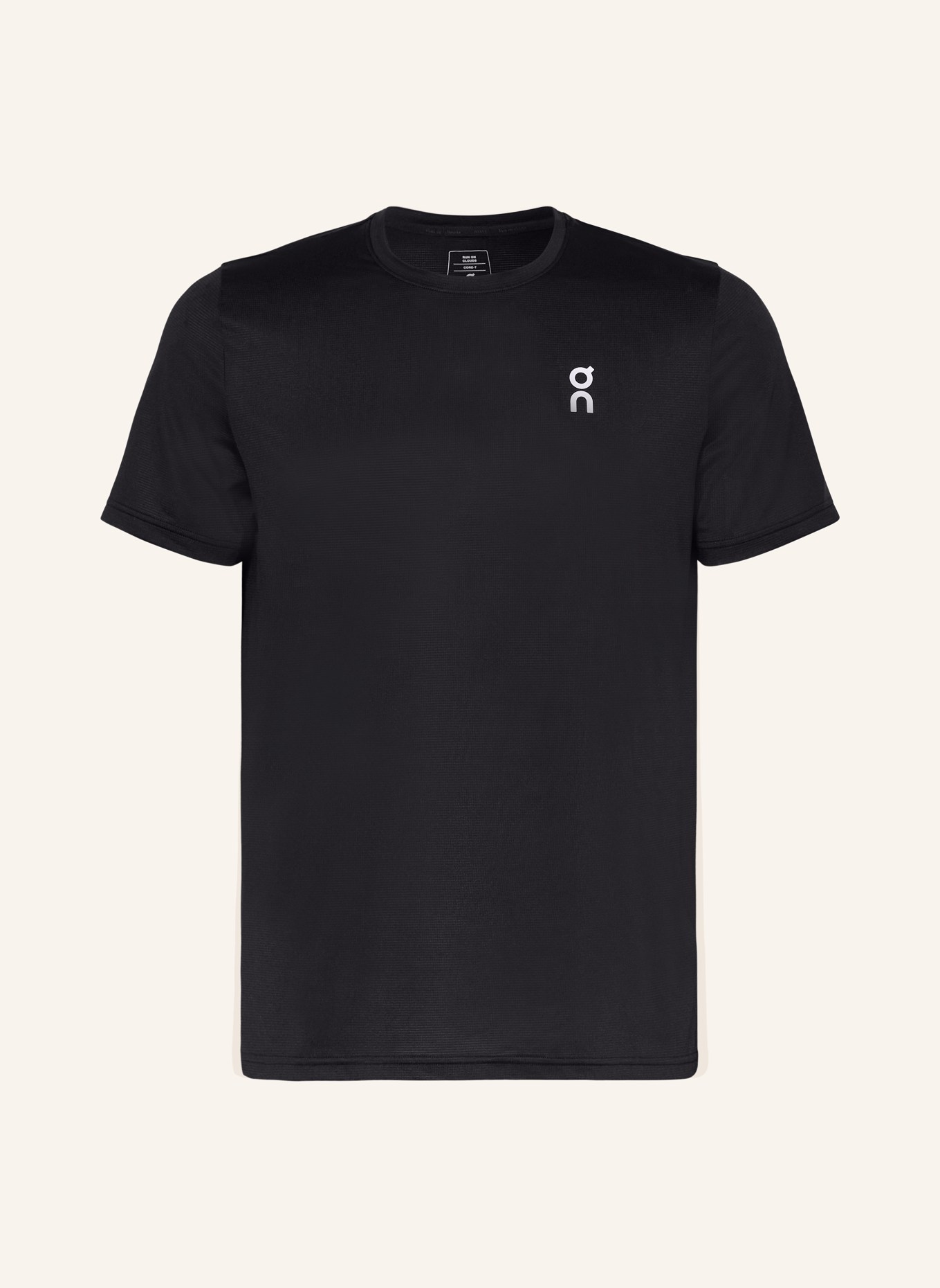 On Running shirt CORE-T, Color: BLACK (Image 1)