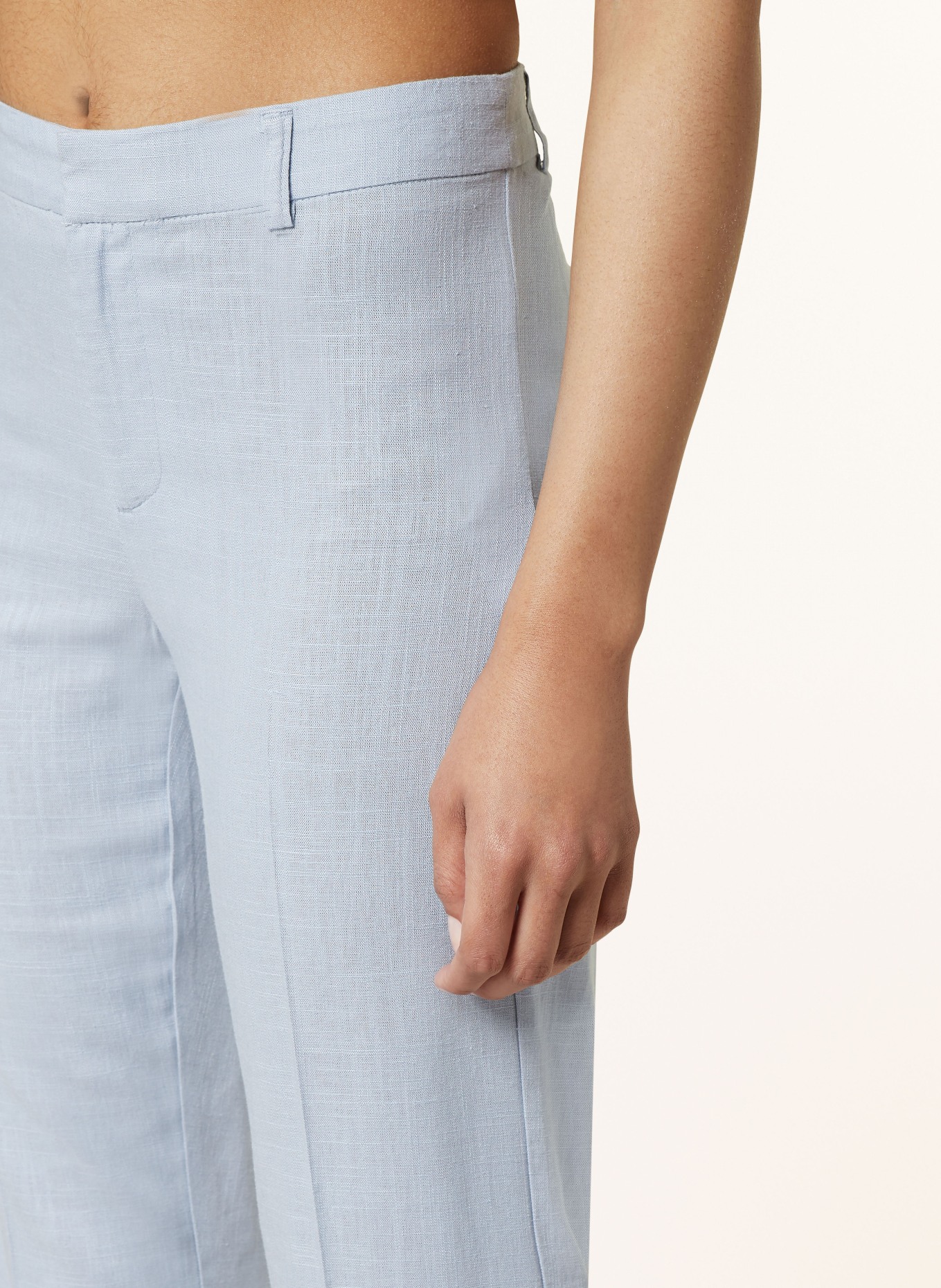 gina tricot Wide leg trousers, Color: LIGHT BLUE (Image 5)