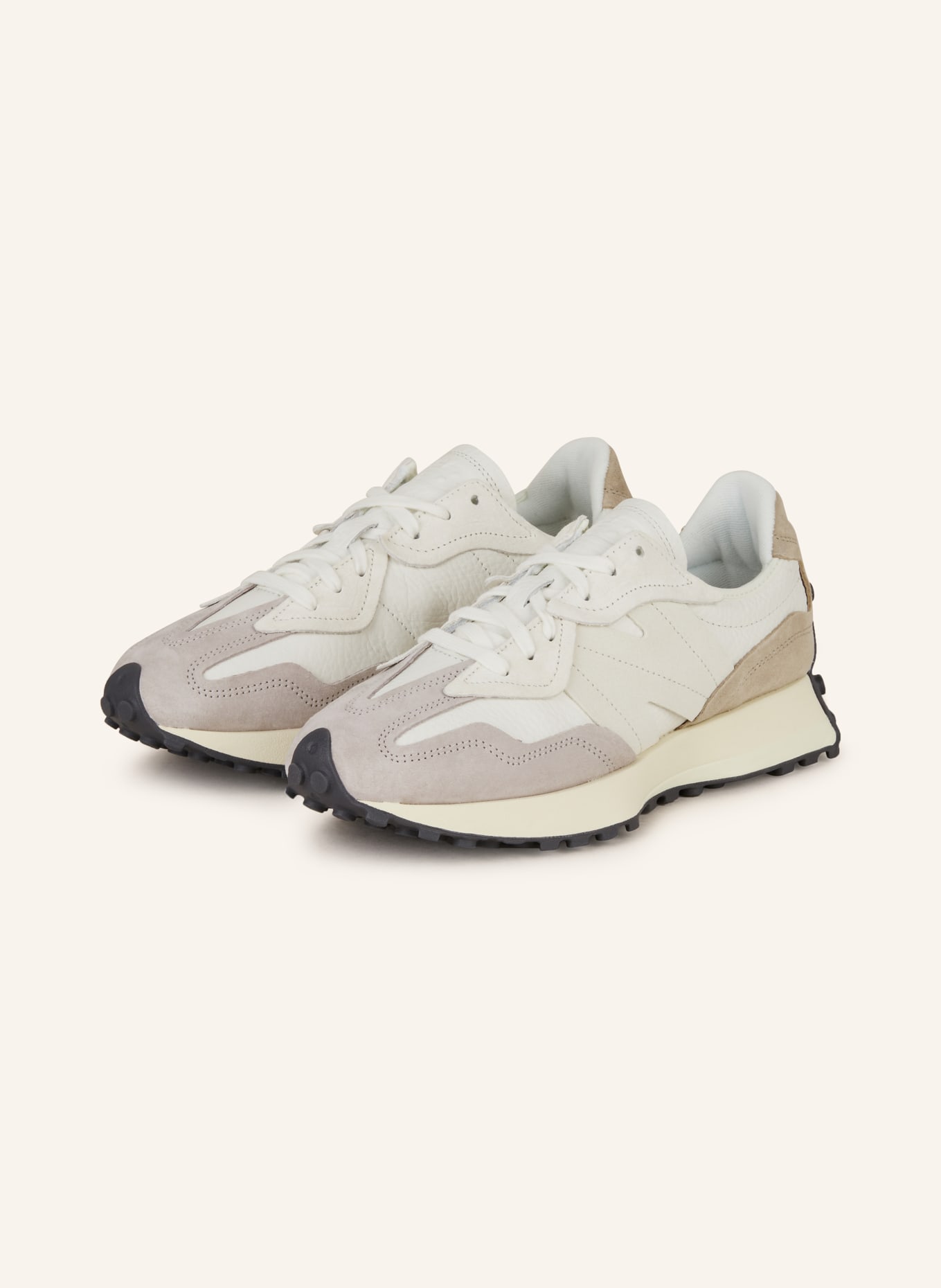 new balance Sneakers 327, Color: TAUPE/ WHITE/ CREAM (Image 1)