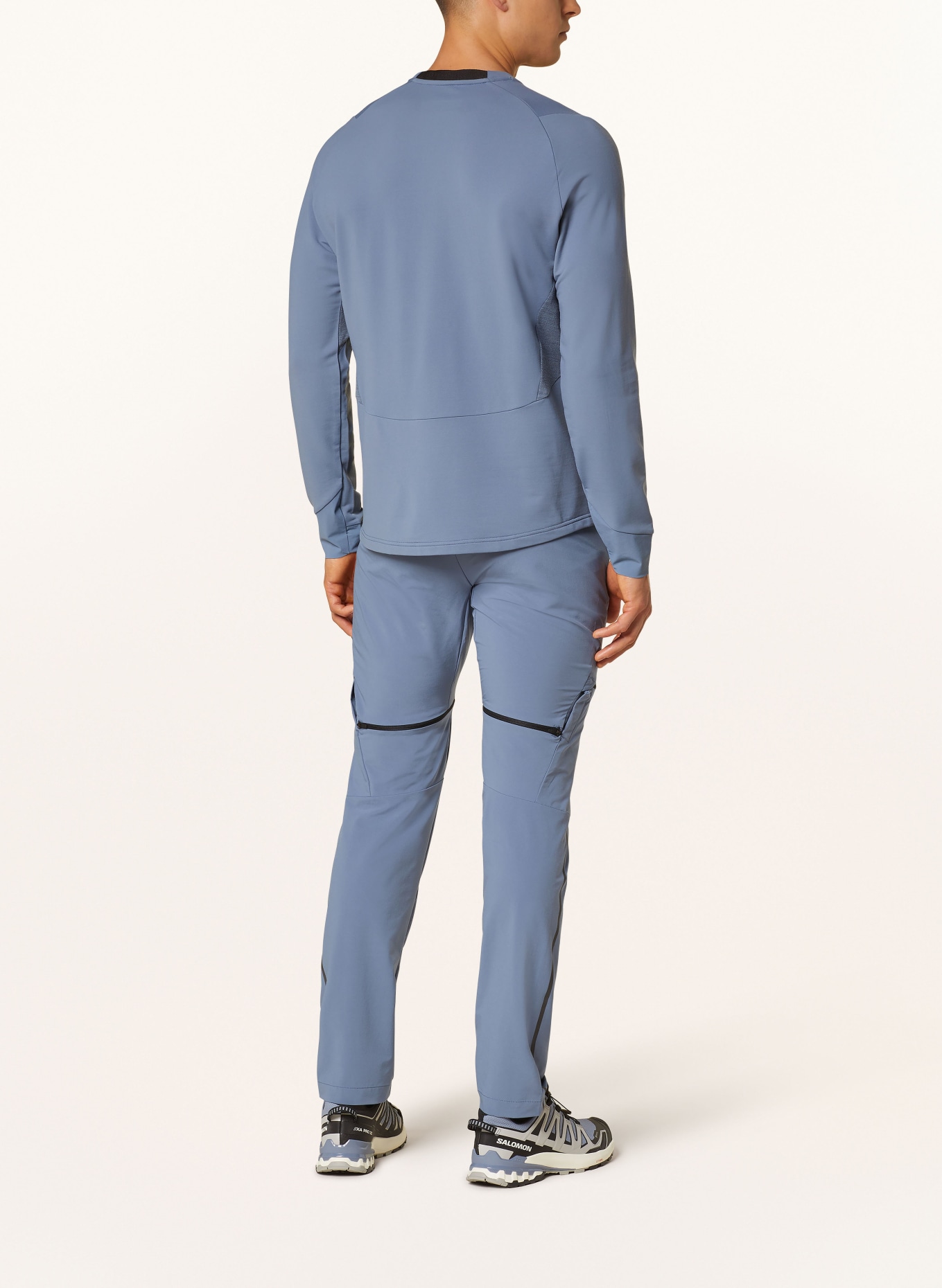 SALEWA Long sleeve shirt PUEZ ALPINE MERINO DURASTRETCH, Color: BLUE GRAY (Image 3)