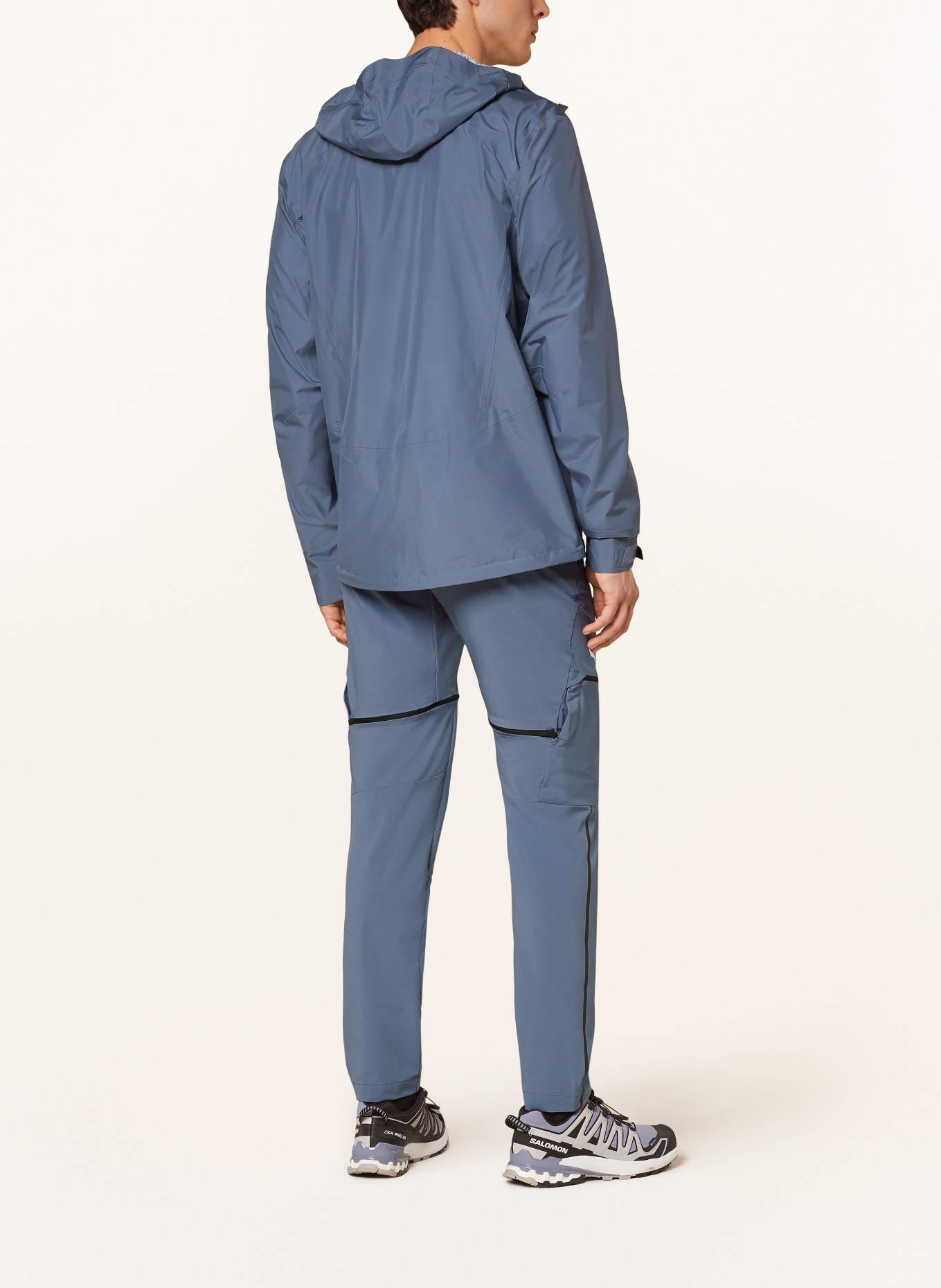 SALEWA Hardshell jacket PUEZ POWERTEX, Color: GRAY (Image 3)