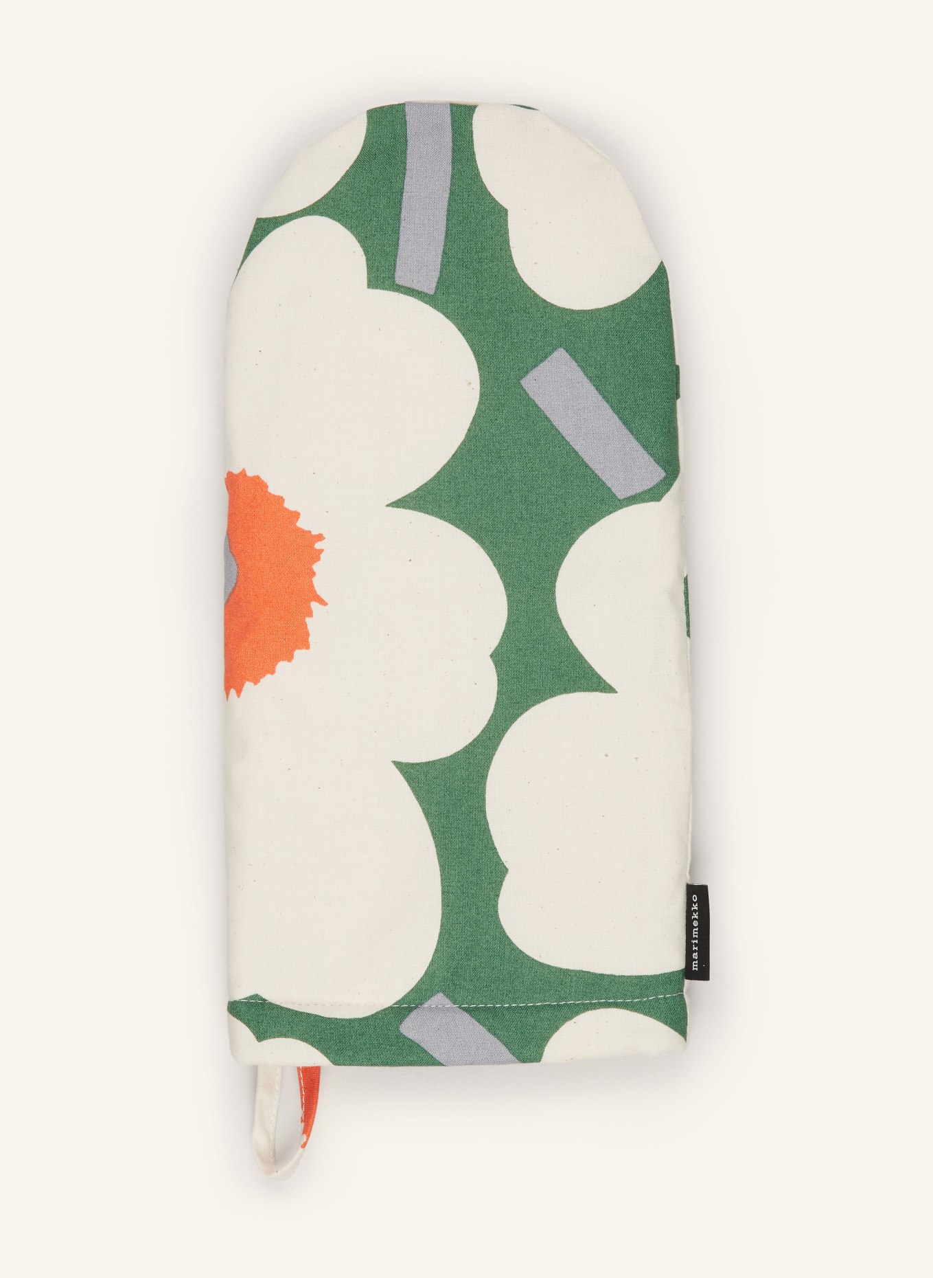 marimekko Oven glove PIENI UNIKKO, Color: GREEN/ ECRU/ ORANGE (Image 1)