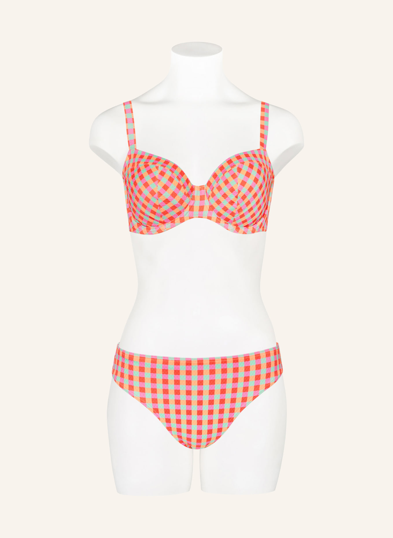 PrimaDonna Underwired bikini top MARIVAL, Color: MINT/ ORANGE/ PINK (Image 2)