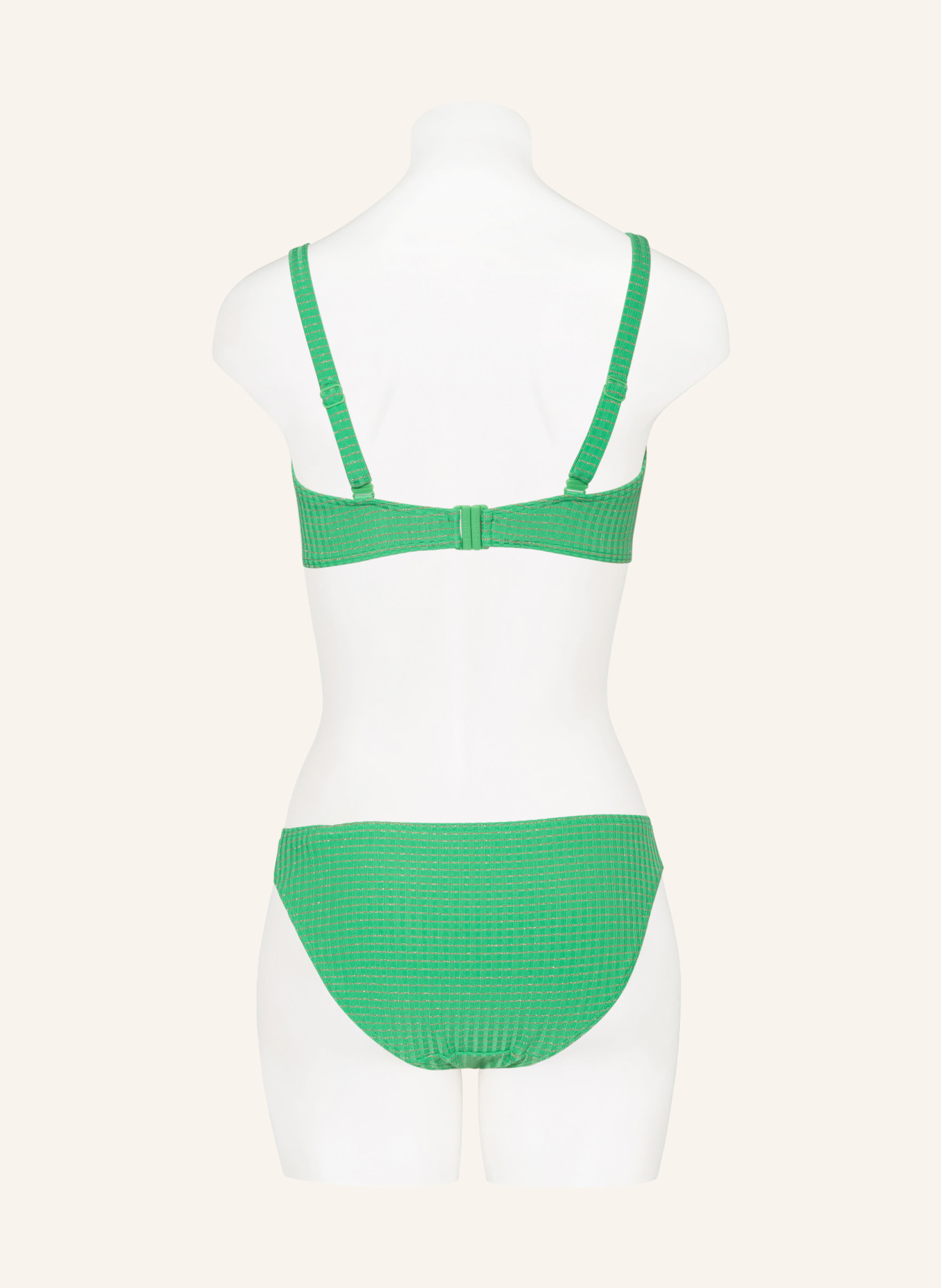 PrimaDonna Underwired bikini top MARINGA, Color: GREEN/ GOLD (Image 3)