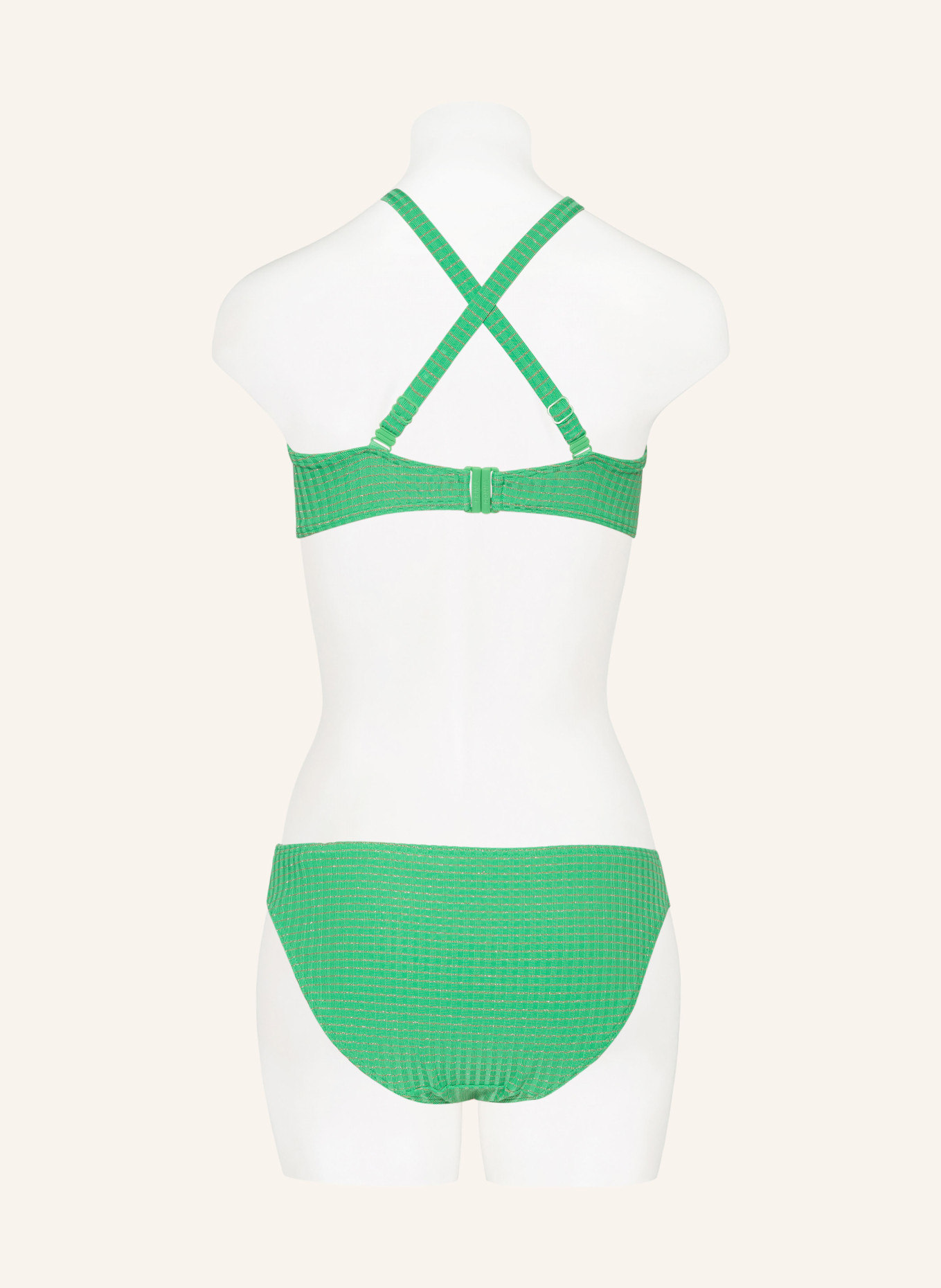 PrimaDonna Underwired bikini top MARINGA, Color: GREEN/ GOLD (Image 4)