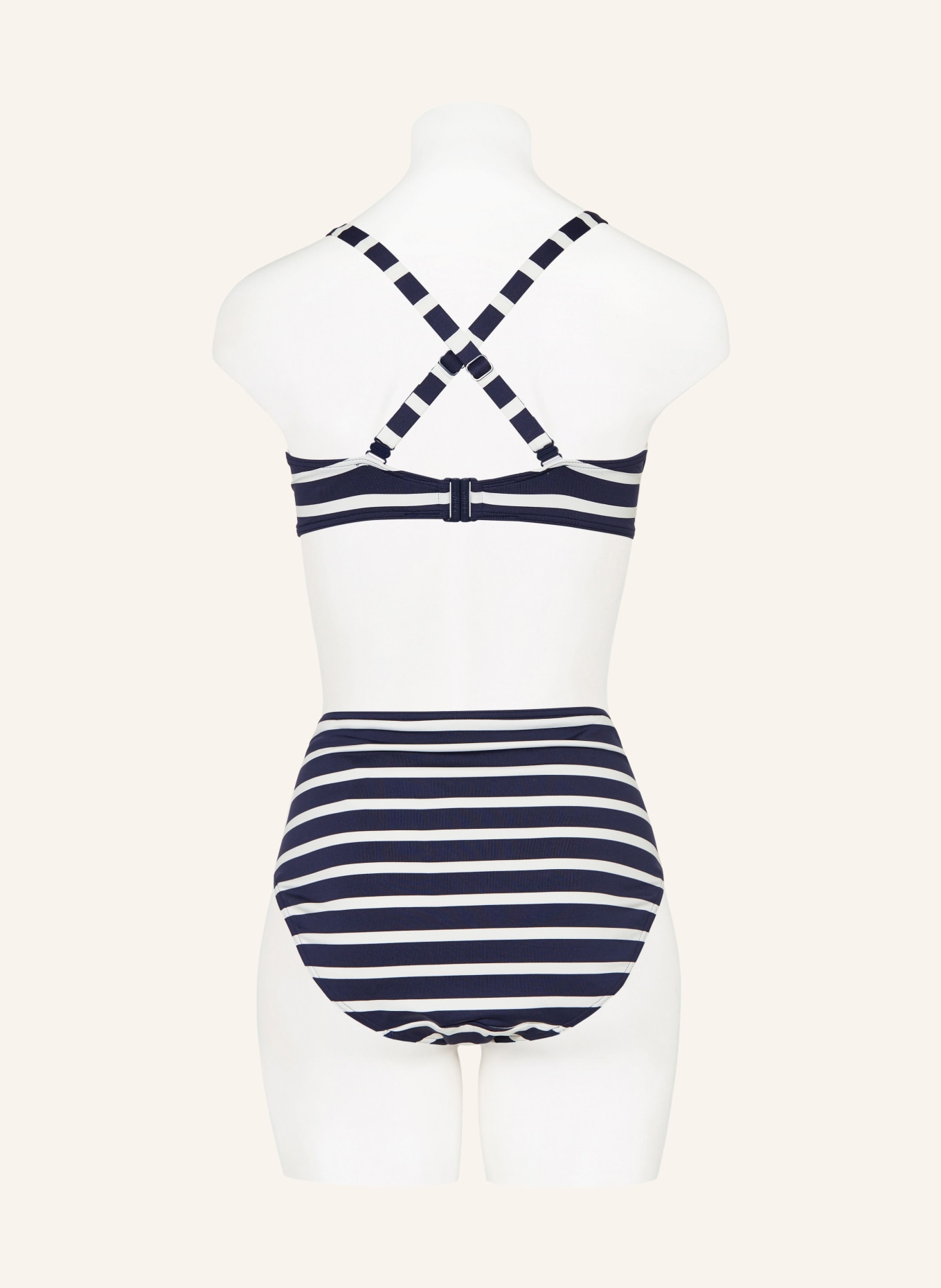 PrimaDonna Underwired bikini top NAYARIT, Color: DARK BLUE/ WHITE (Image 4)