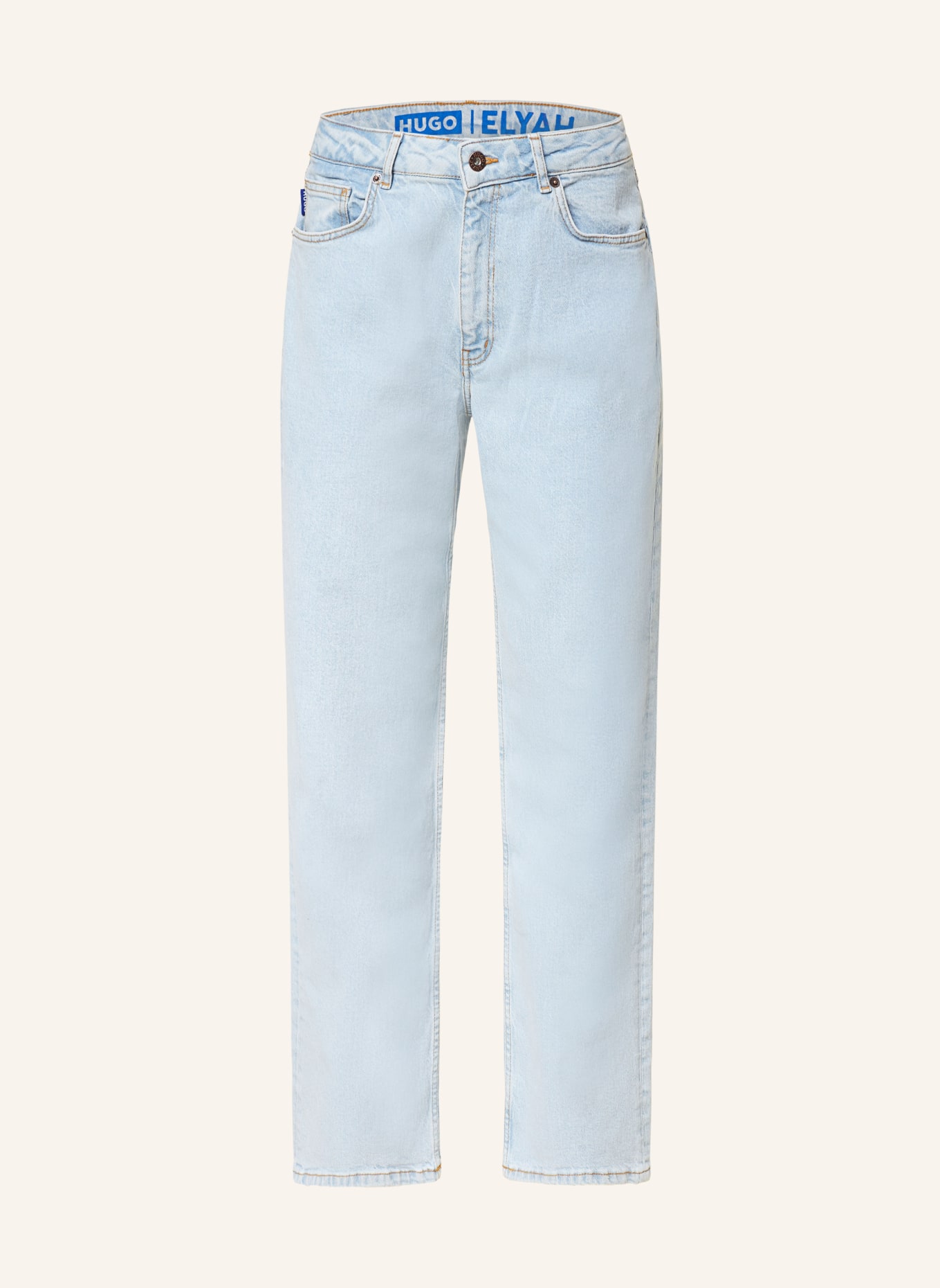 HUGO BLUE Straight Jeans ELYAH, Farbe: 449 TURQUOISE/AQUA (Bild 1)
