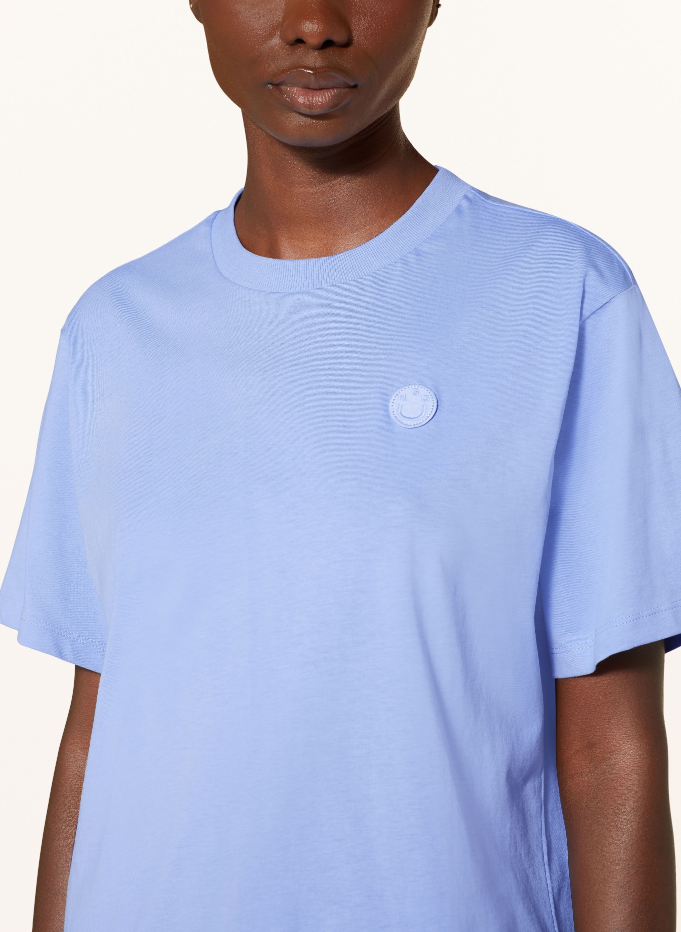 HUGO BLUE T-shirt, Color: LIGHT BLUE (Image 4)