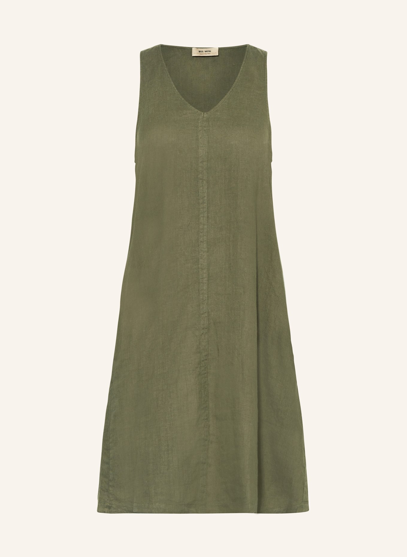 MOS MOSH Linen dress MMNULA, Color: OLIVE (Image 1)