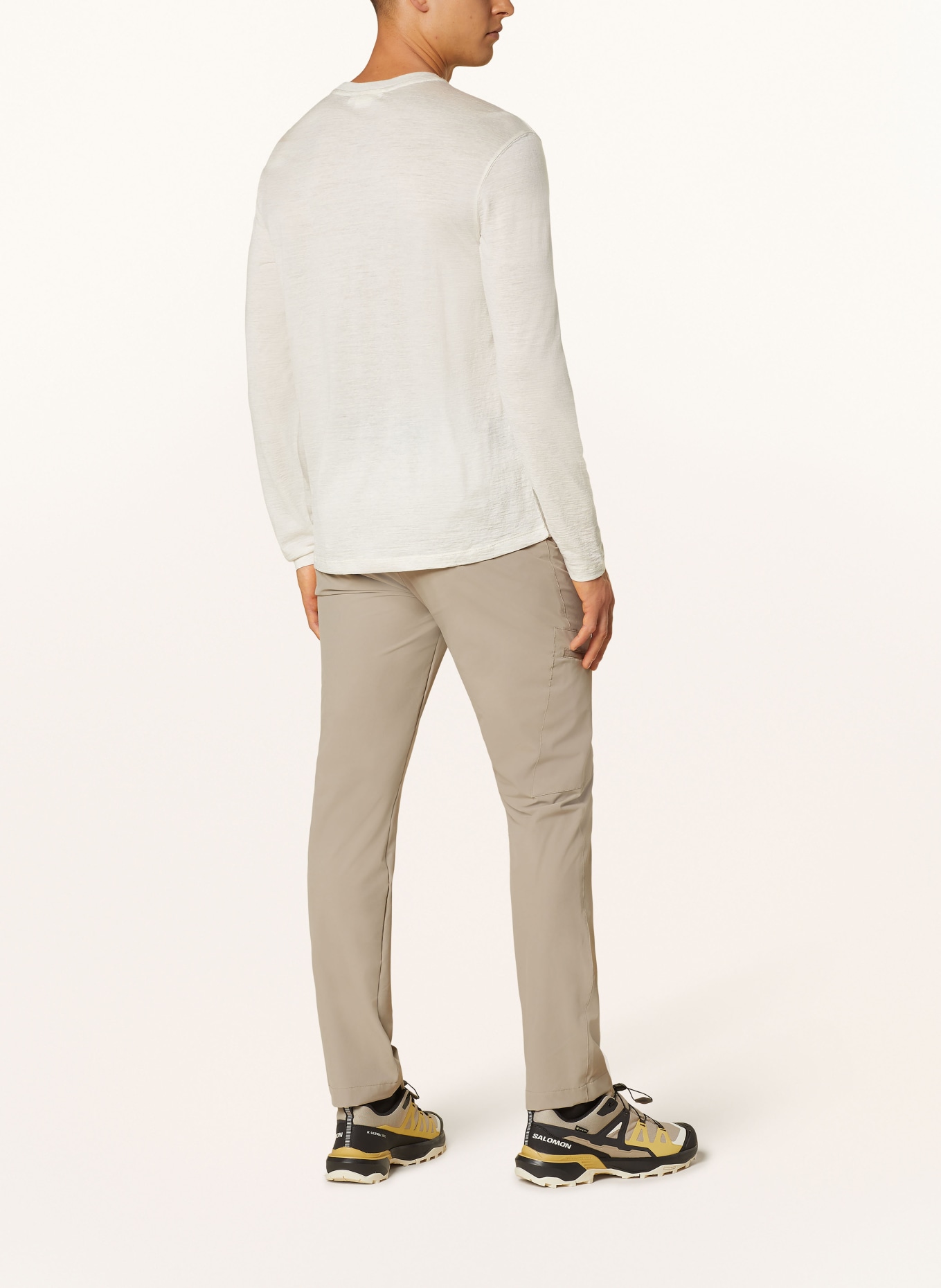 icebreaker Long sleeve shirt MERINO TECH LITE III in merino wool, Color: ECRU (Image 3)