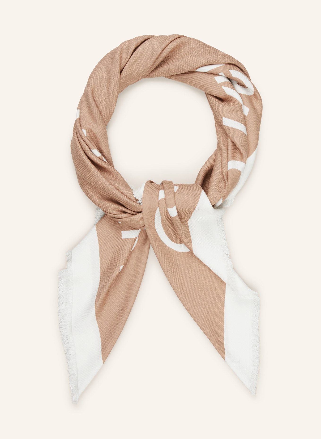 Calvin Klein Scarf, Color: BEIGE/ WHITE (Image 2)