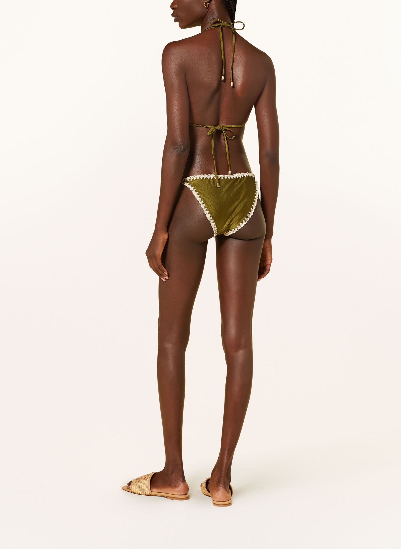ZIMMERMANN Triangle bikini JUNIE, Color: OLIVE (Image 3)