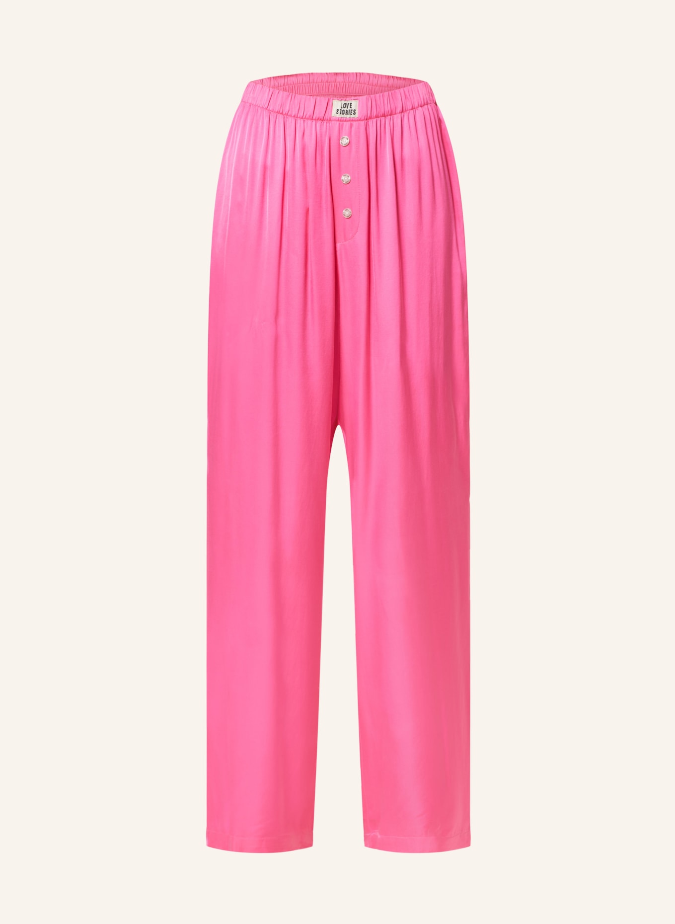 LOVE Stories Pajama pants THEODORE, Color: PINK (Image 1)