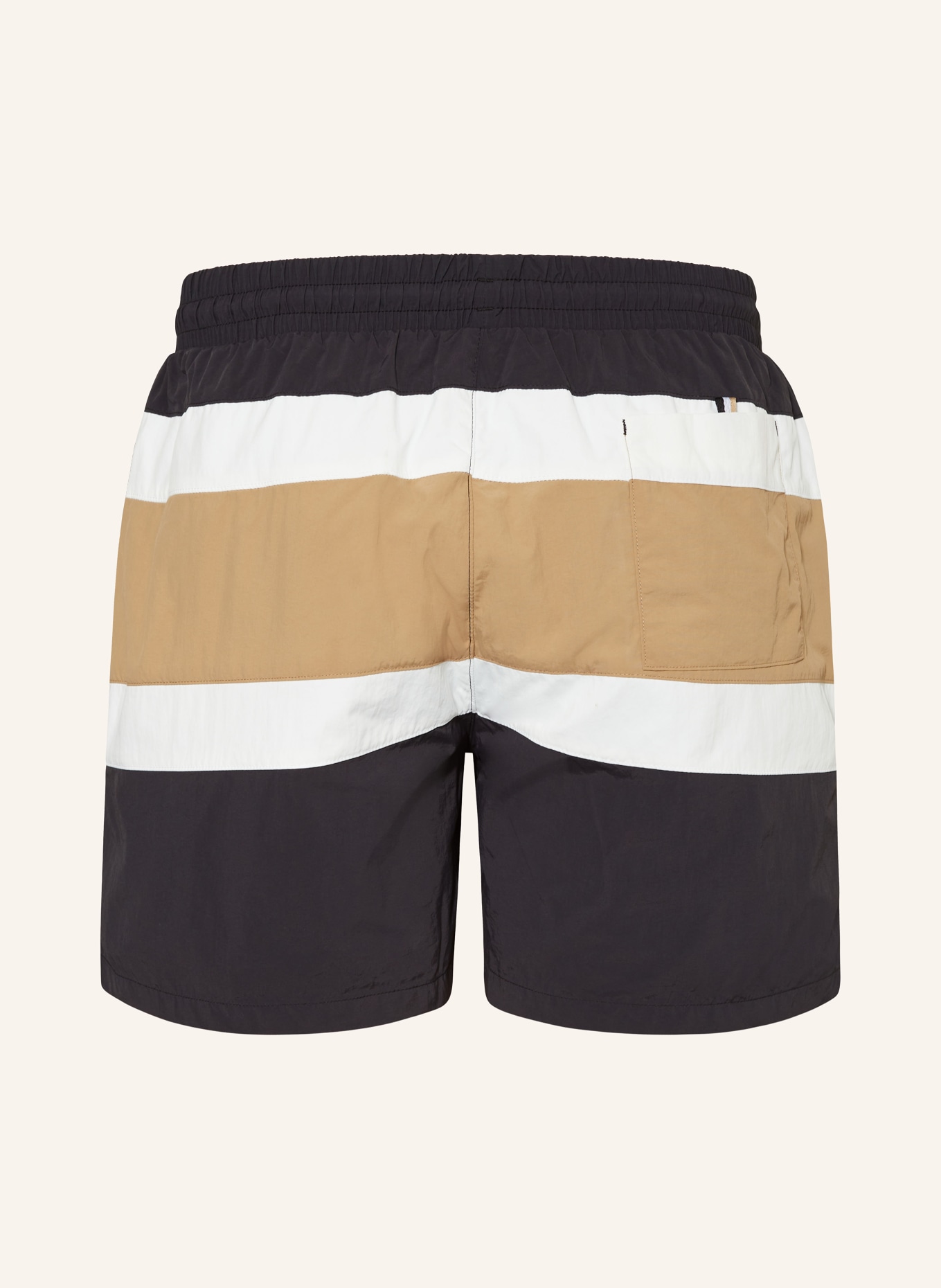 BOSS Swim shorts RICO, Color: BLACK/ BEIGE/ WHITE (Image 2)