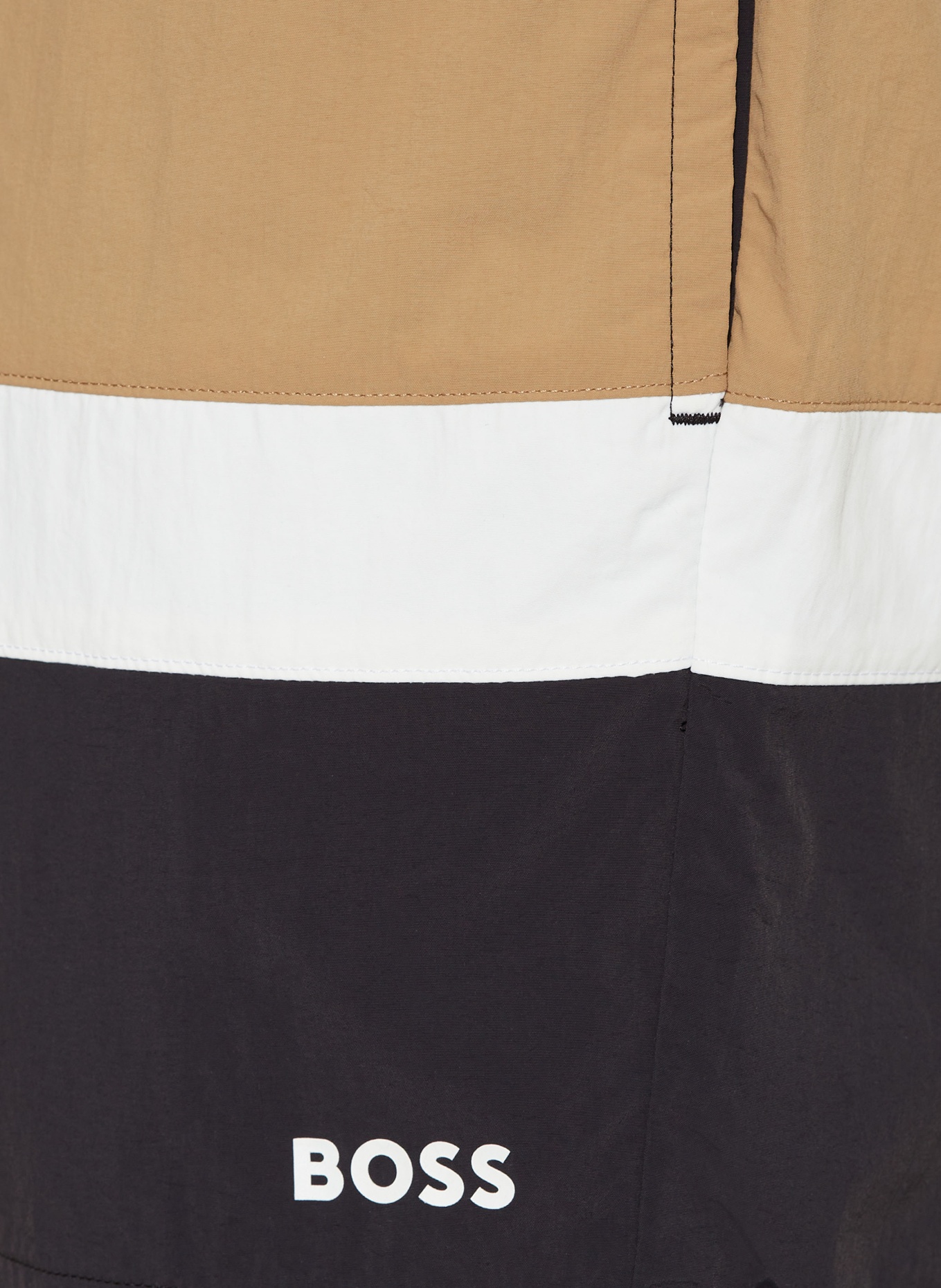 BOSS Swim shorts RICO, Color: BLACK/ BEIGE/ WHITE (Image 3)