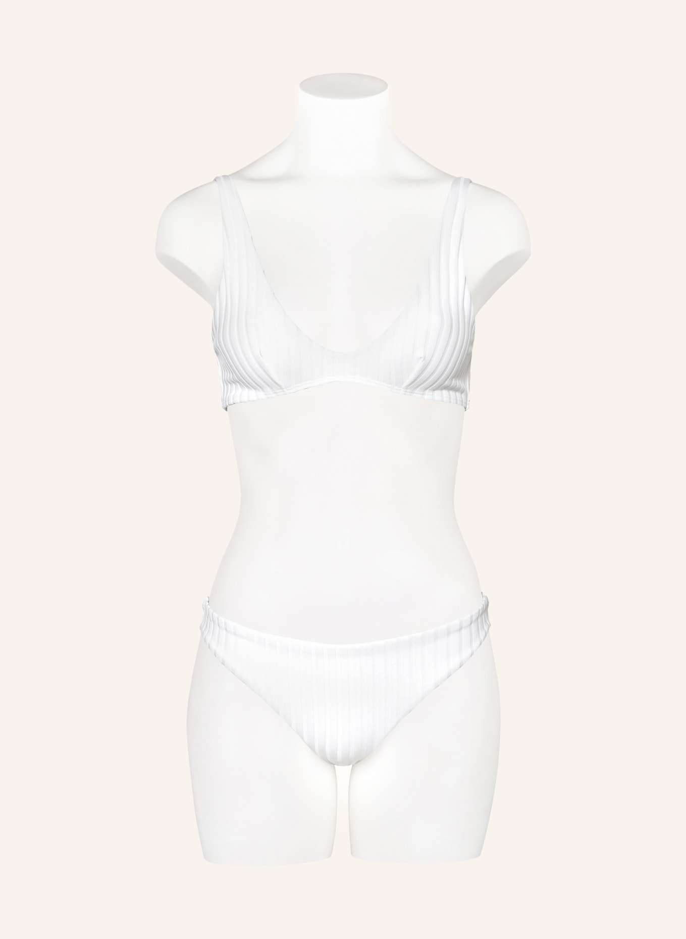 Calvin Klein Bralette-Bikini-Top ARCHIVE RIB, Farbe: WEISS (Bild 2)