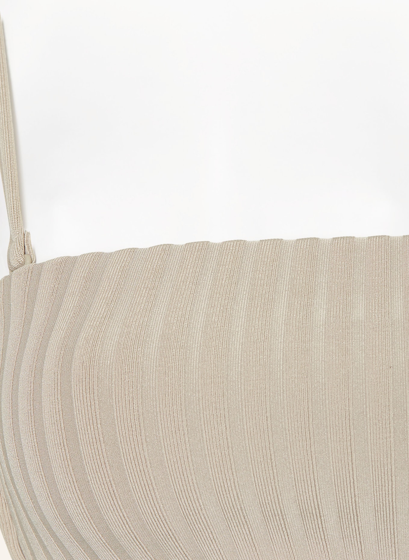 Calvin Klein Bandeau-Bikini-Top ARCHIVE RIB: TAUPE