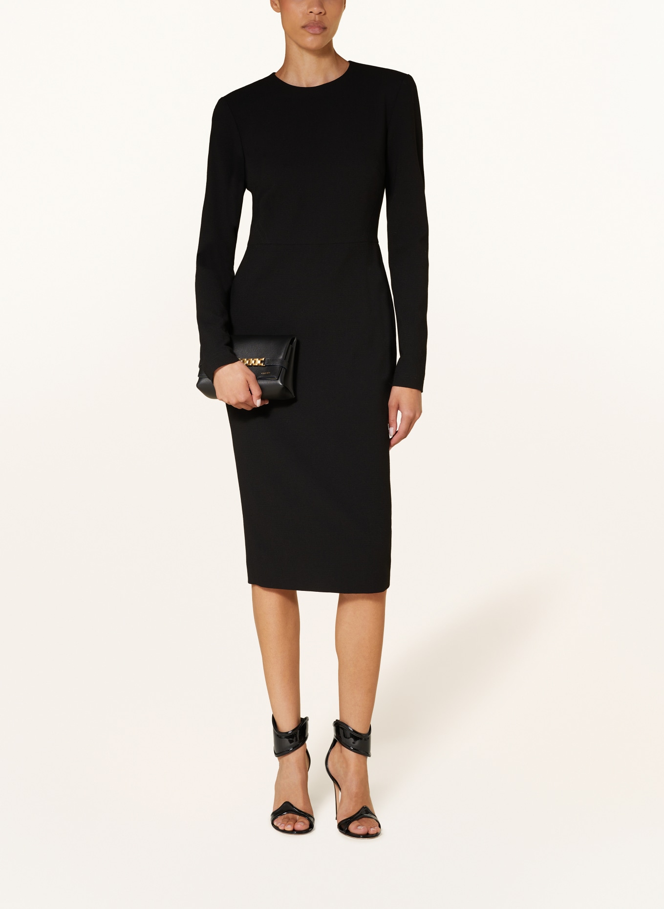 VICTORIA BECKHAM Sukienka etui: CZARNY