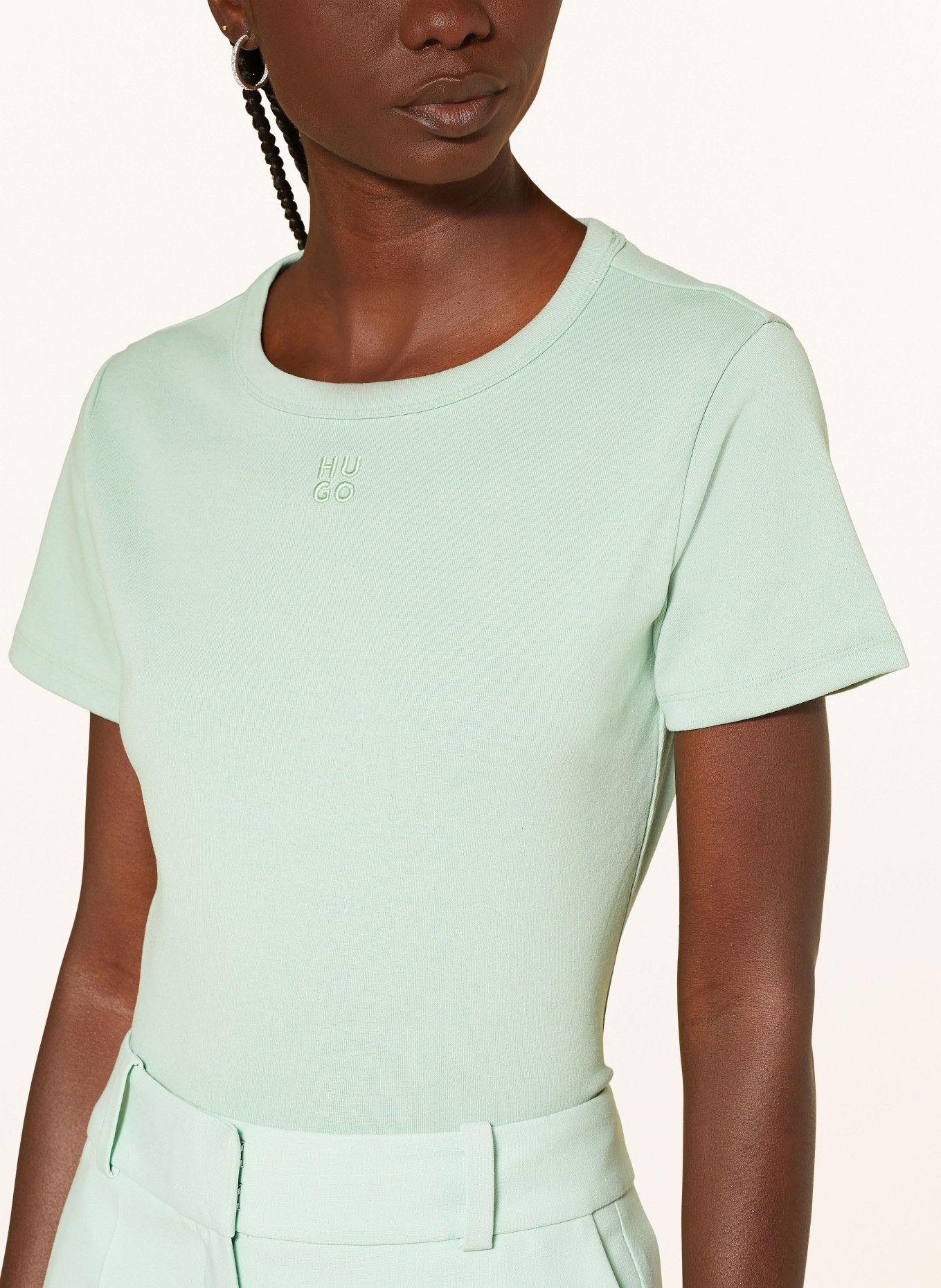 HUGO T-Shirt DELORIS, Farbe: MINT (Bild 4)