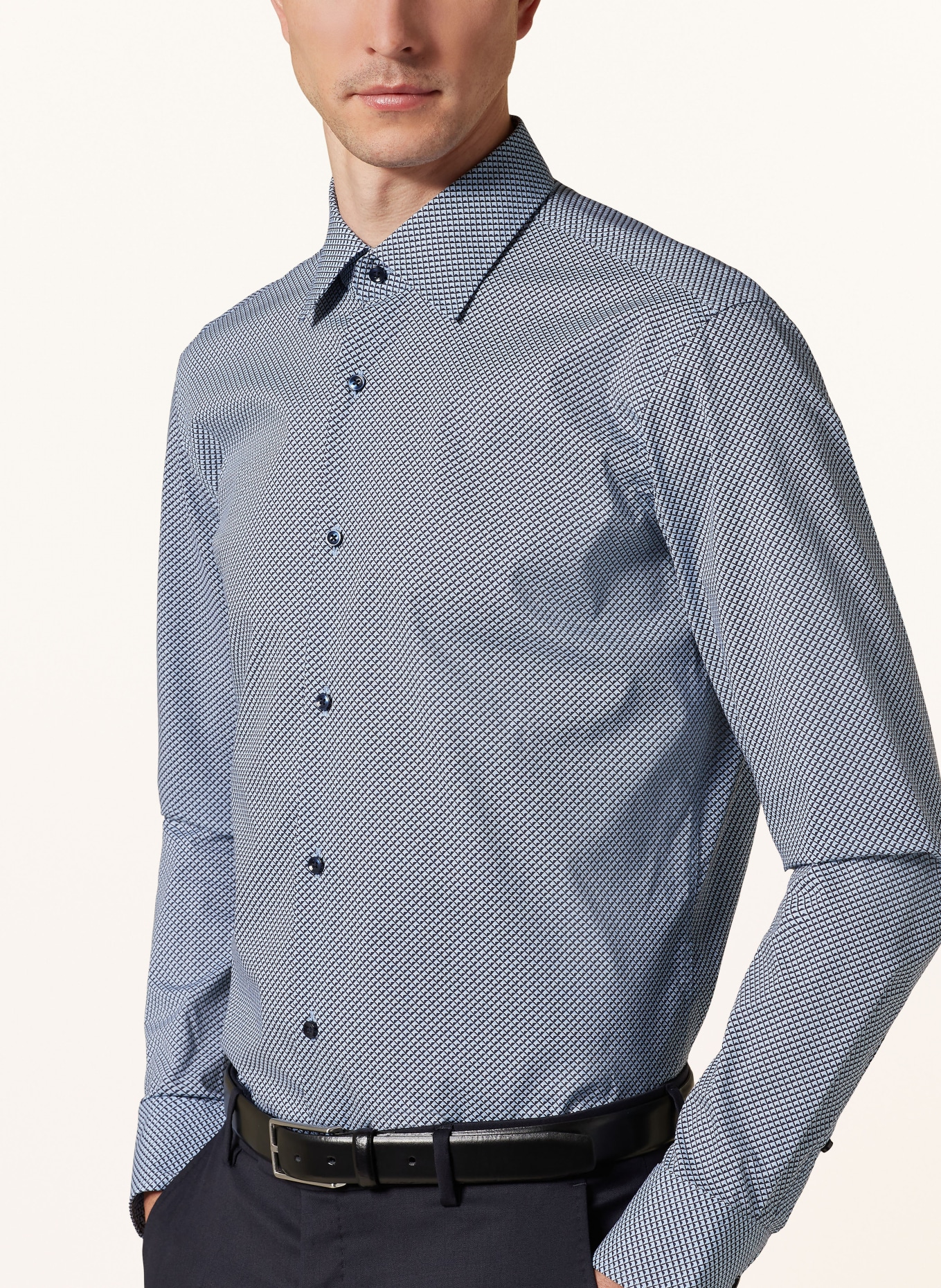 BOSS Shirt JOE Regular Fit, Color: BLUE/ LIGHT BLUE (Image 4)