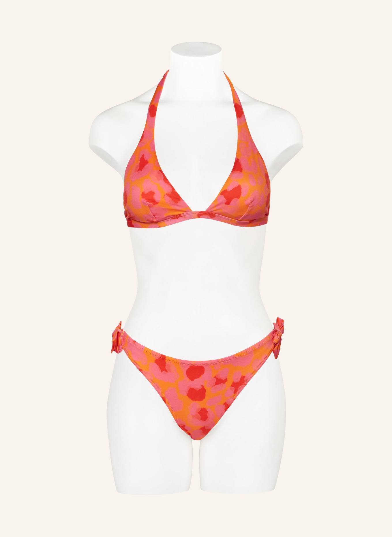 VILEBREQUIN Neckholder-Bikini-Top NEW LEOPARD, Farbe: ORANGE/ ROT/ PINK (Bild 2)
