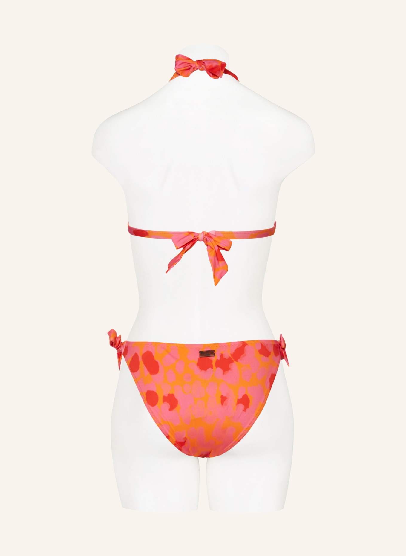VILEBREQUIN Neckholder-Bikini-Top NEW LEOPARD, Farbe: ORANGE/ ROT/ PINK (Bild 3)