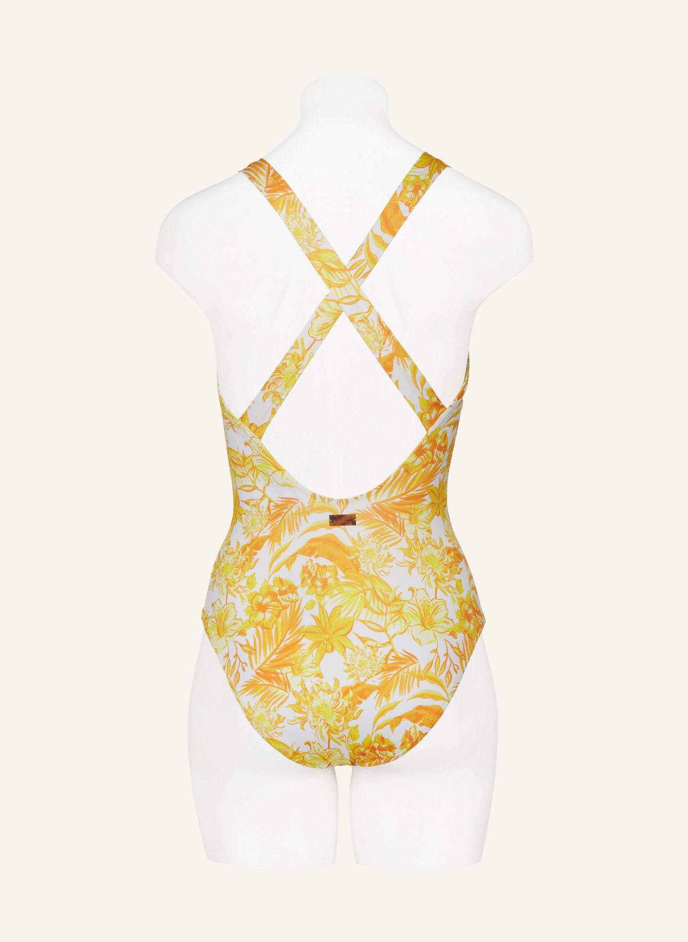 VILEBREQUIN Swimsuit TAHITI FLOWERS, Color: WHITE/ YELLOW/ ORANGE (Image 3)