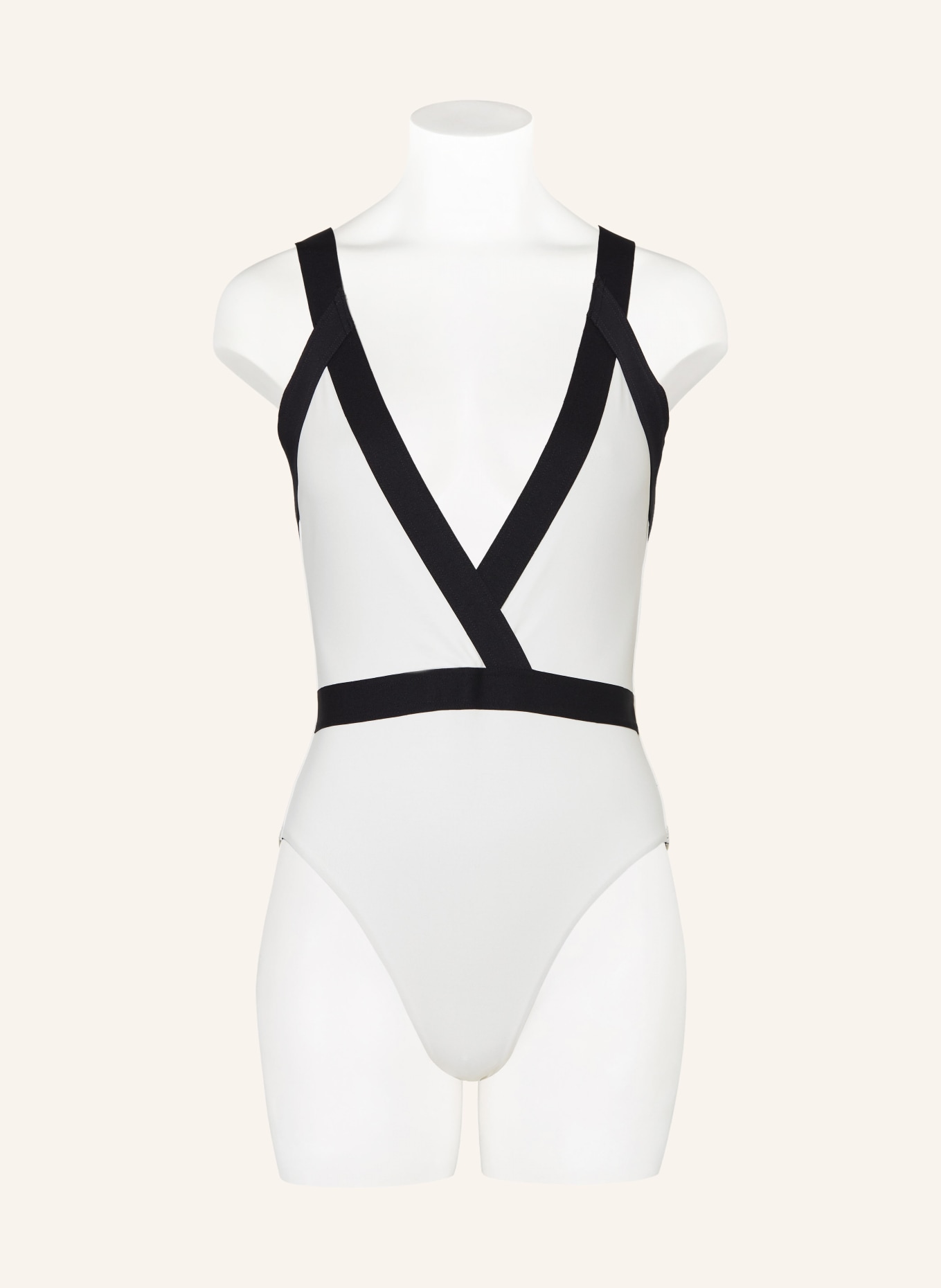IODUS Swimsuit ALYA, Color: WHITE/ BLACK (Image 2)