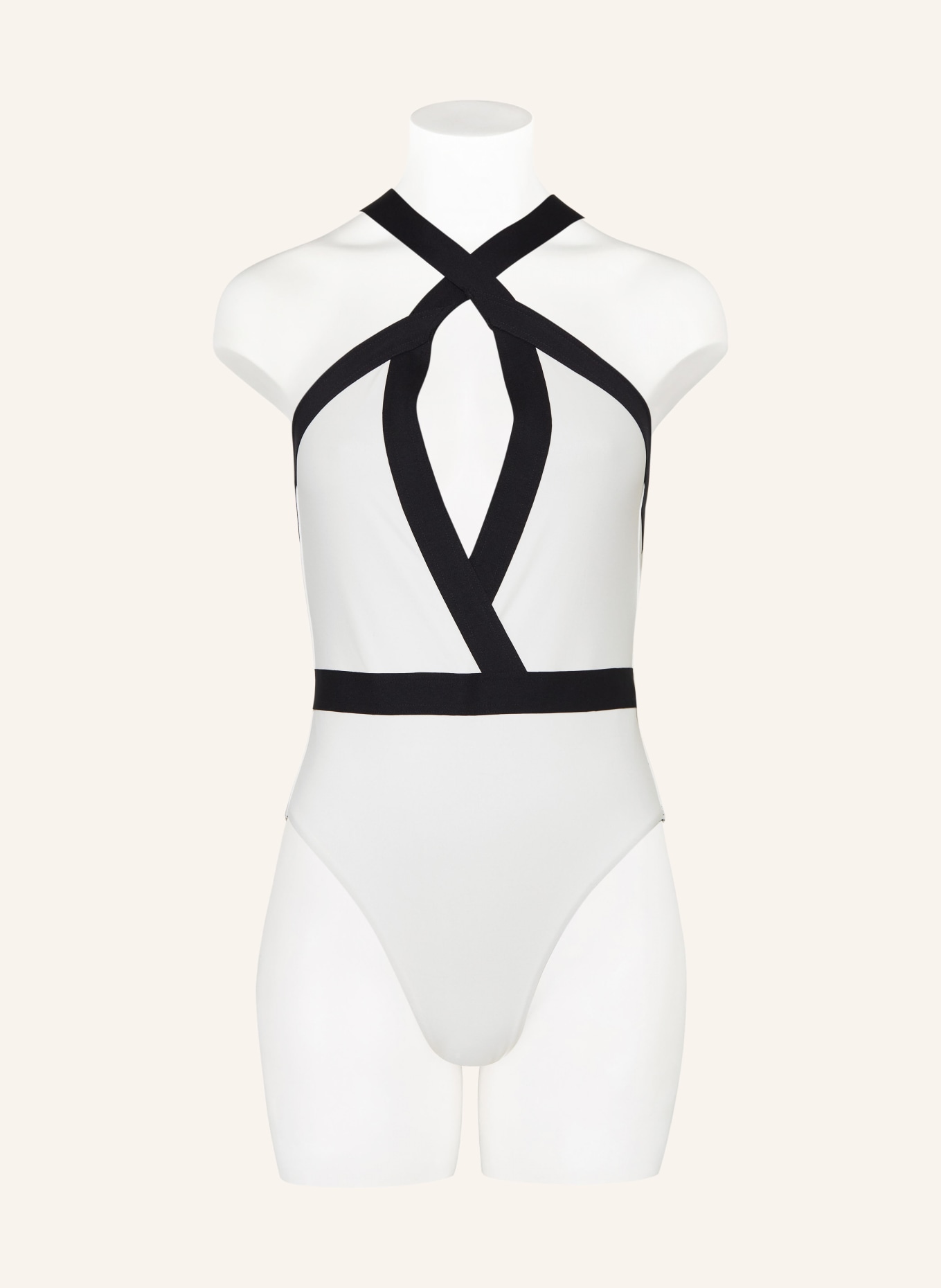 IODUS Swimsuit ALYA, Color: WHITE/ BLACK (Image 4)