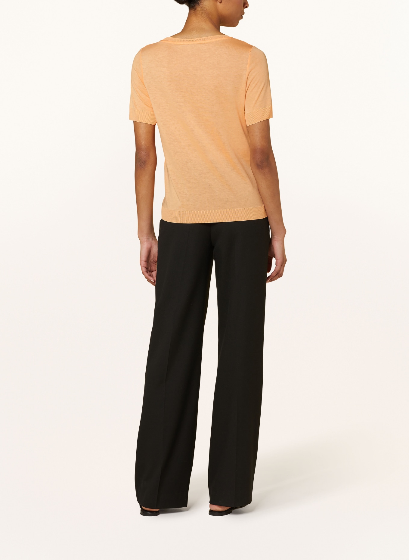 comma Knit shirt, Color: ORANGE (Image 3)